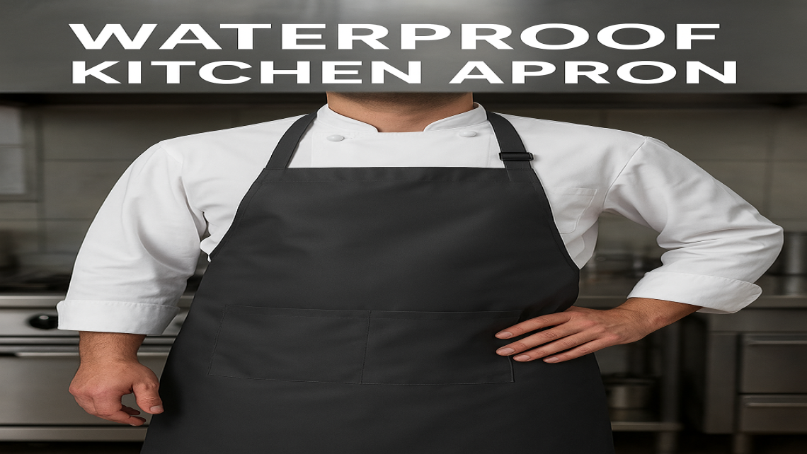 Waterproof Kitchen Apron for Chefs – Stay Clean, Dry & Professional