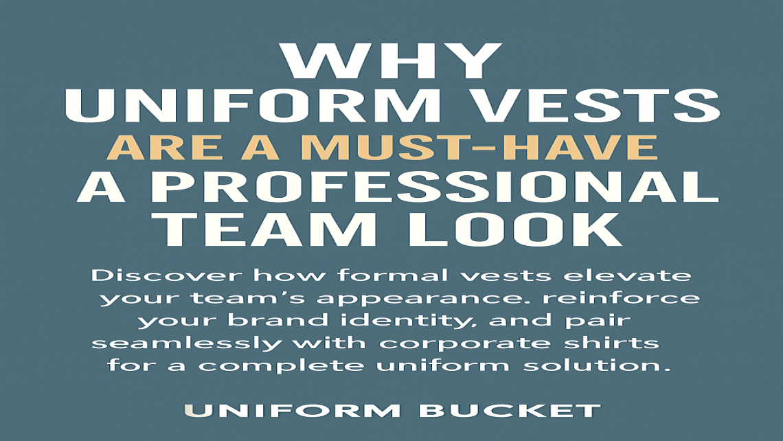 Why Uniform Vests Are a Must-Have for a Professional Team Look