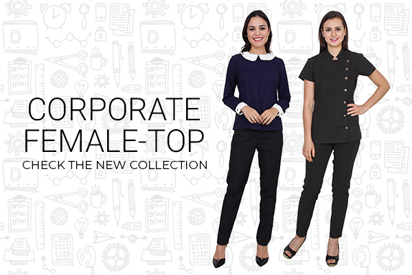 Corporate female tops uniform