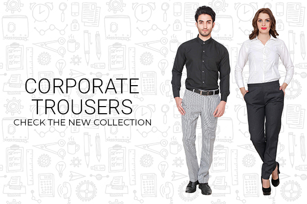 Corporate uniform trousers