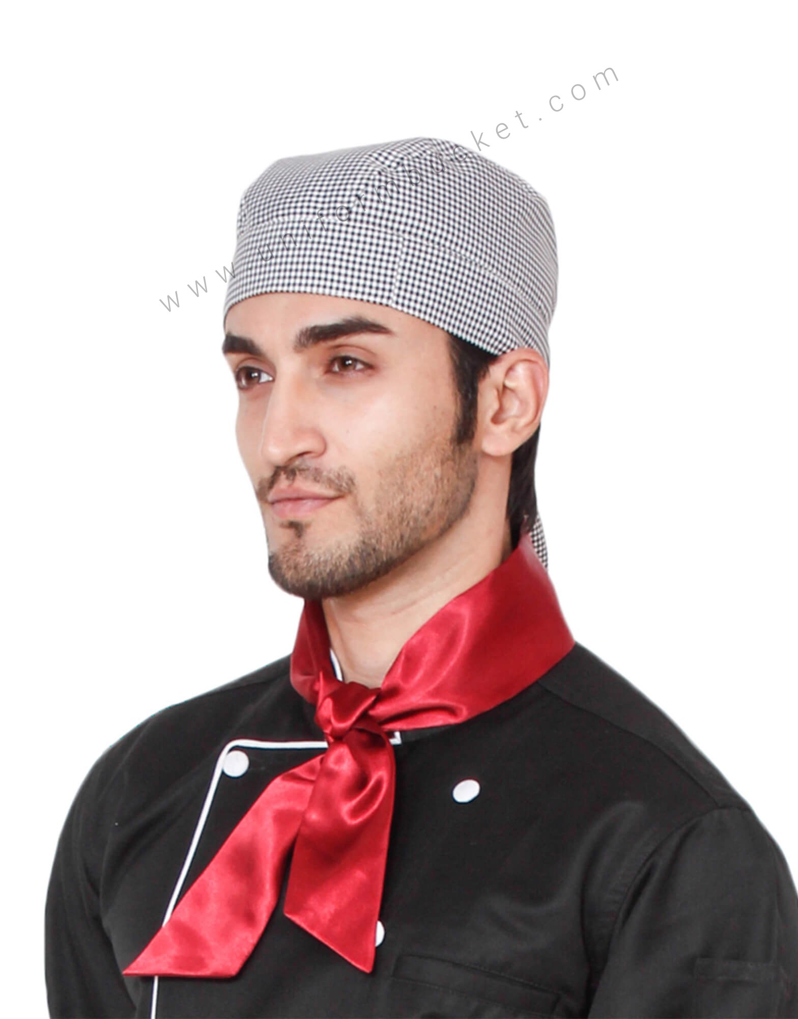 Check Pattern Bandana For Chef