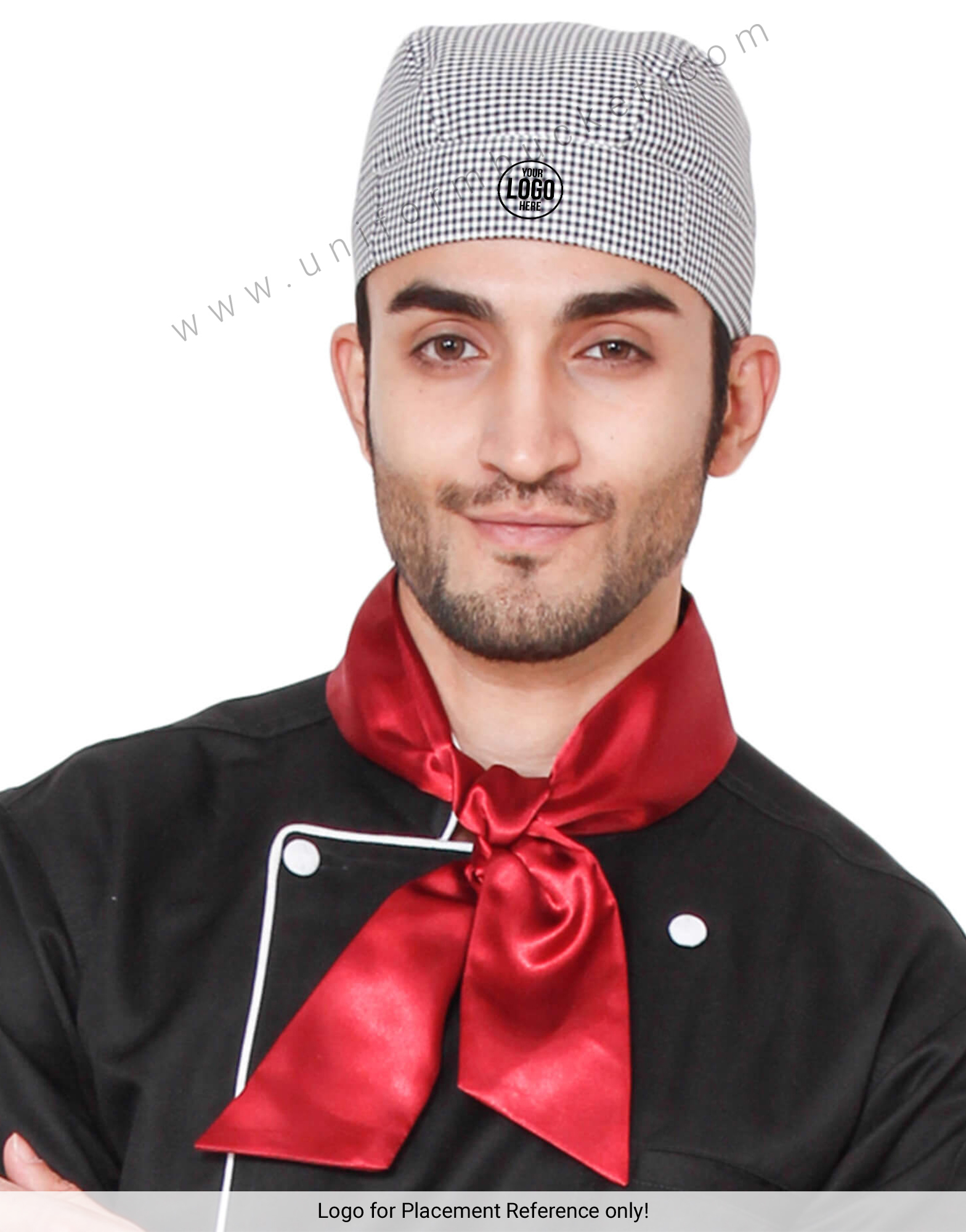Check Pattern Bandana For Chef