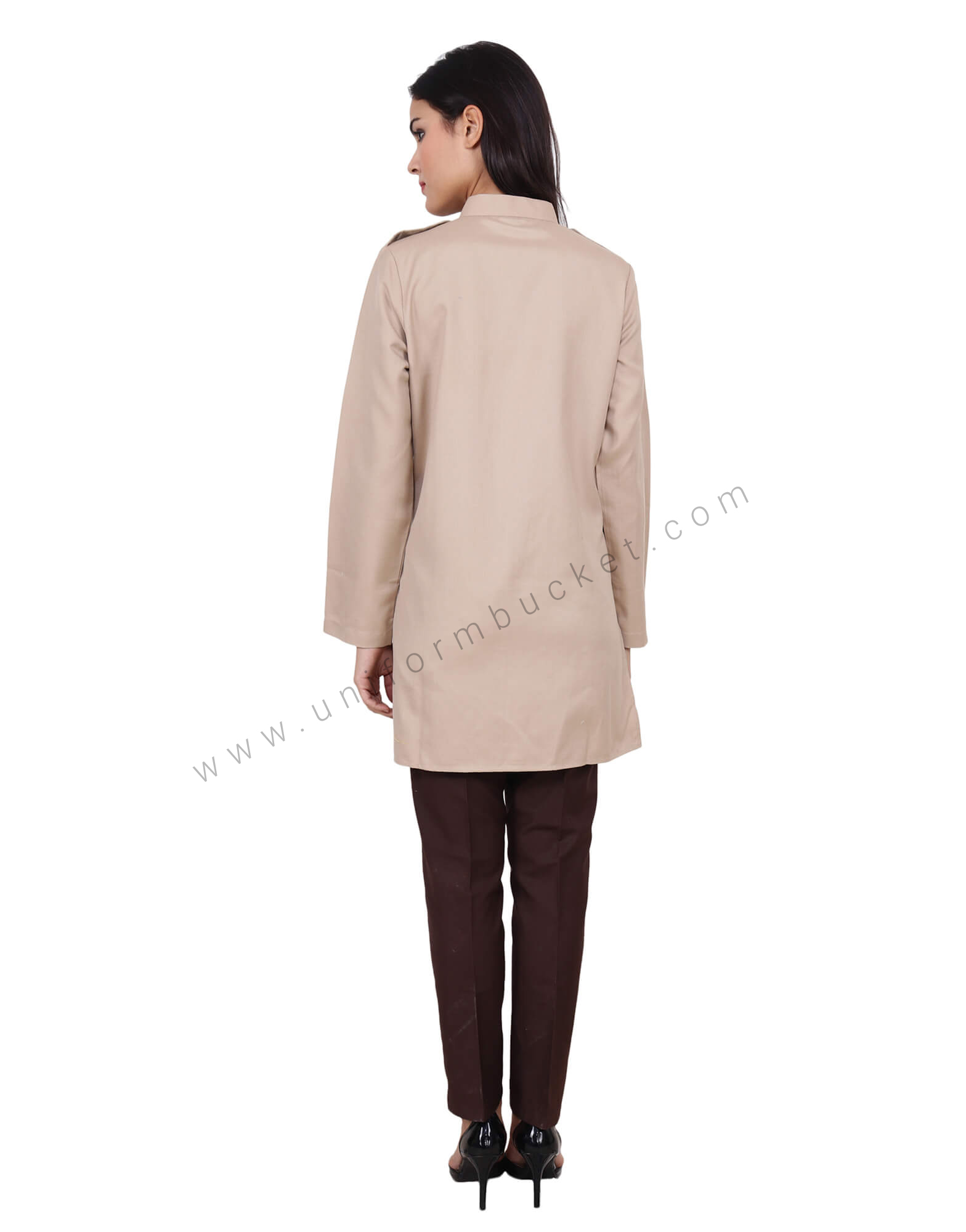 Beige Security Guard kurta For Female