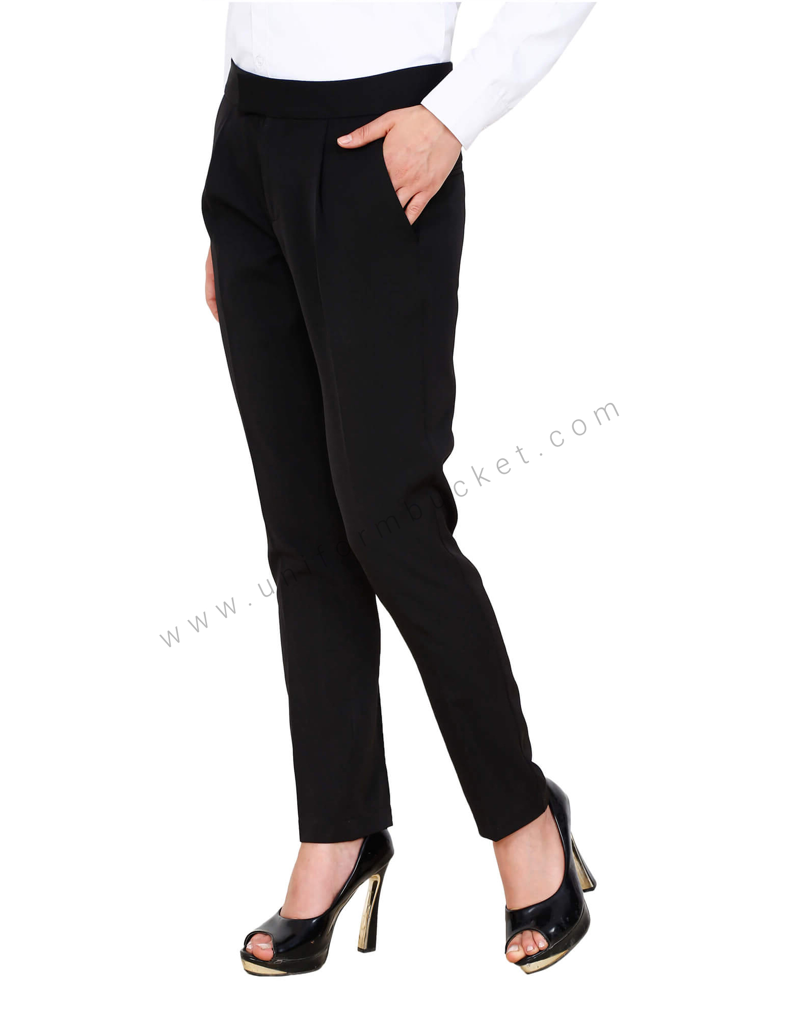 Kala Kendra - Black Formal Pant For Women