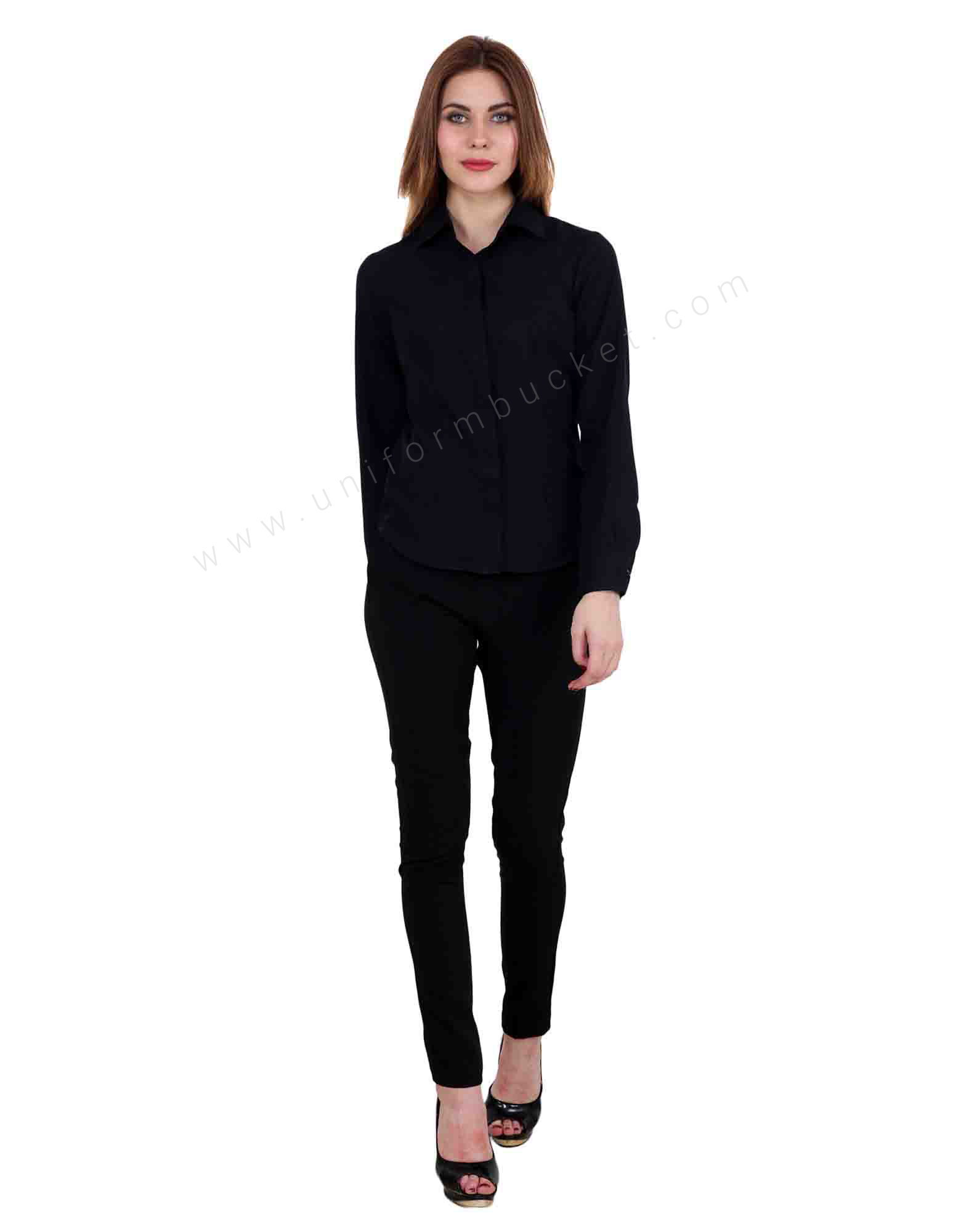Full Sleeves Black Shirt