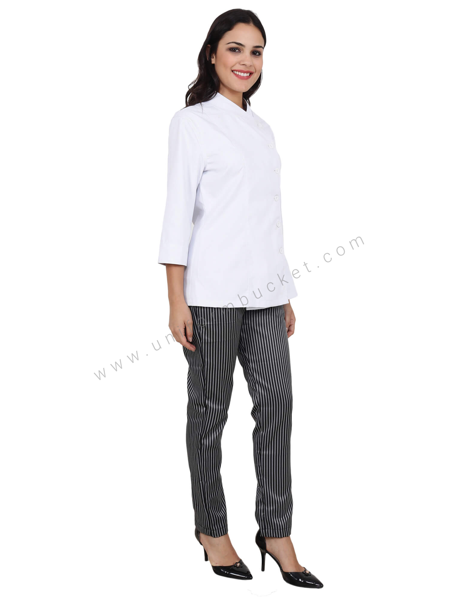 Zebra Pattern Formal Trousers