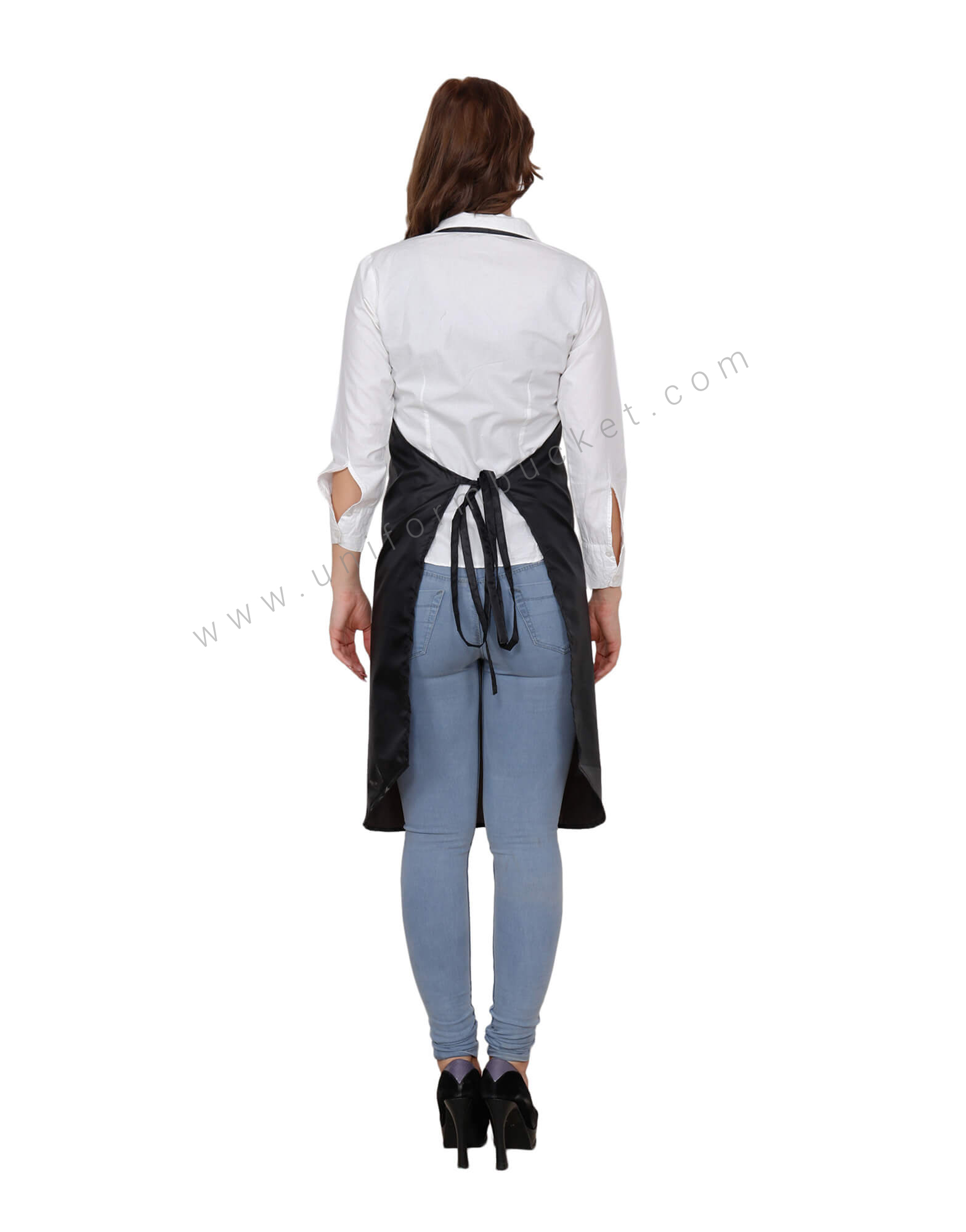 Polyester Black Apron With Adjuster