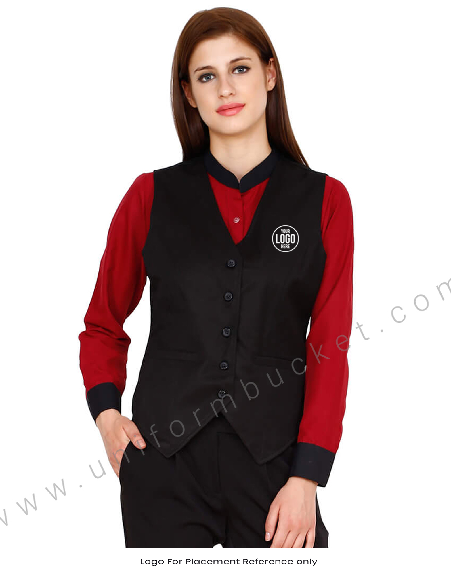 Black Vest With Adjuster At the Back