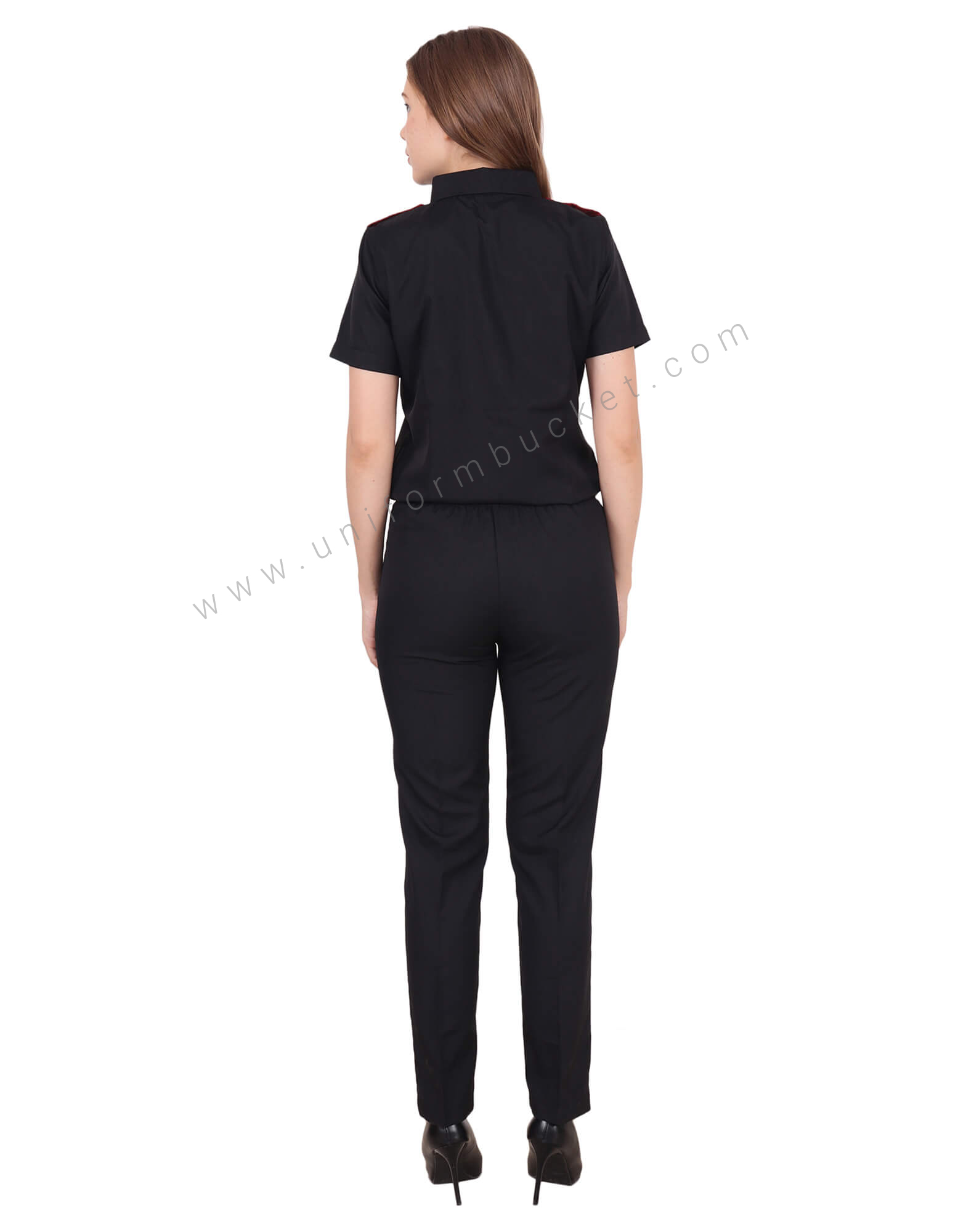 Black Security Guard Shirt For Female
