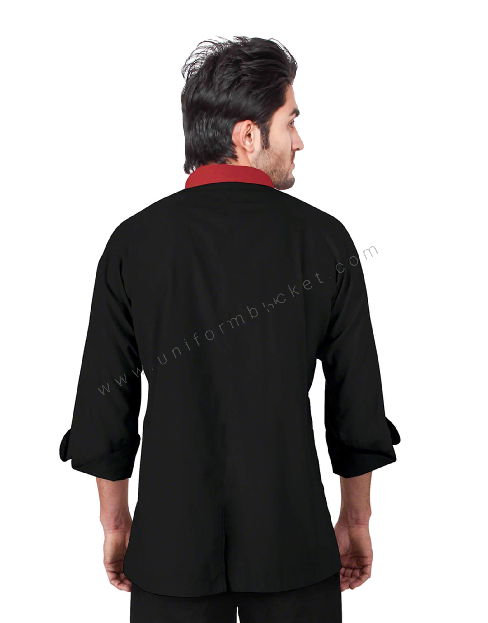 3/4th Sleeve Chef Coat With Red Trims