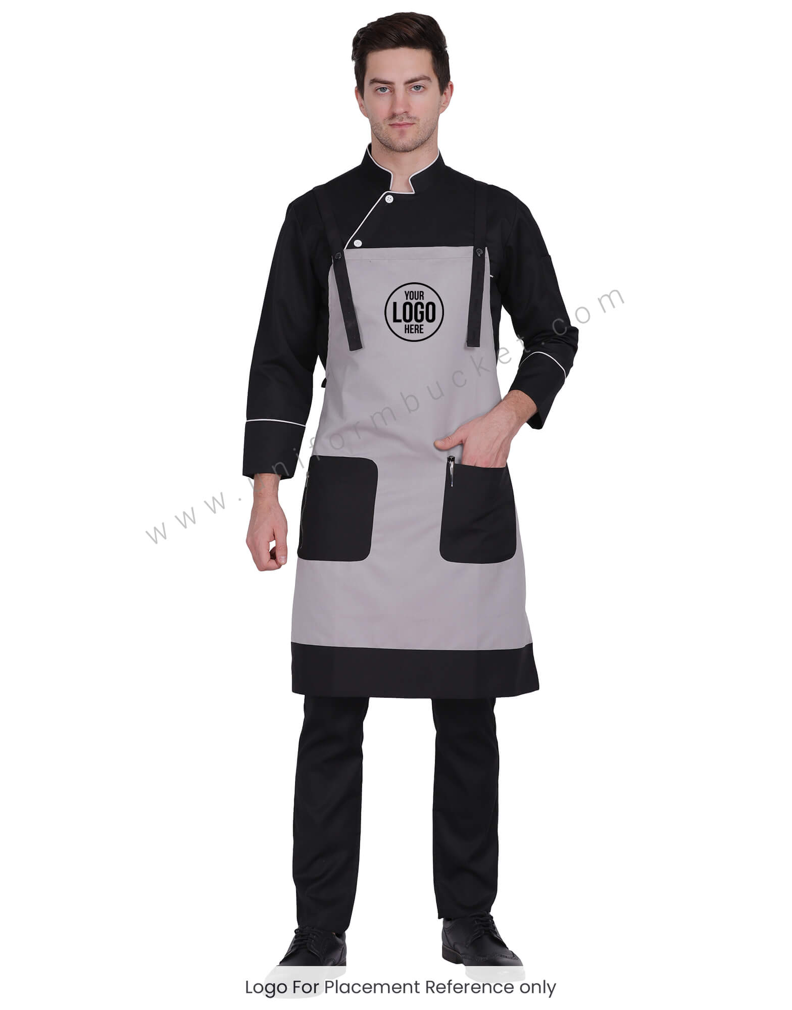 Double Adjustable  Stripes Chef Apron