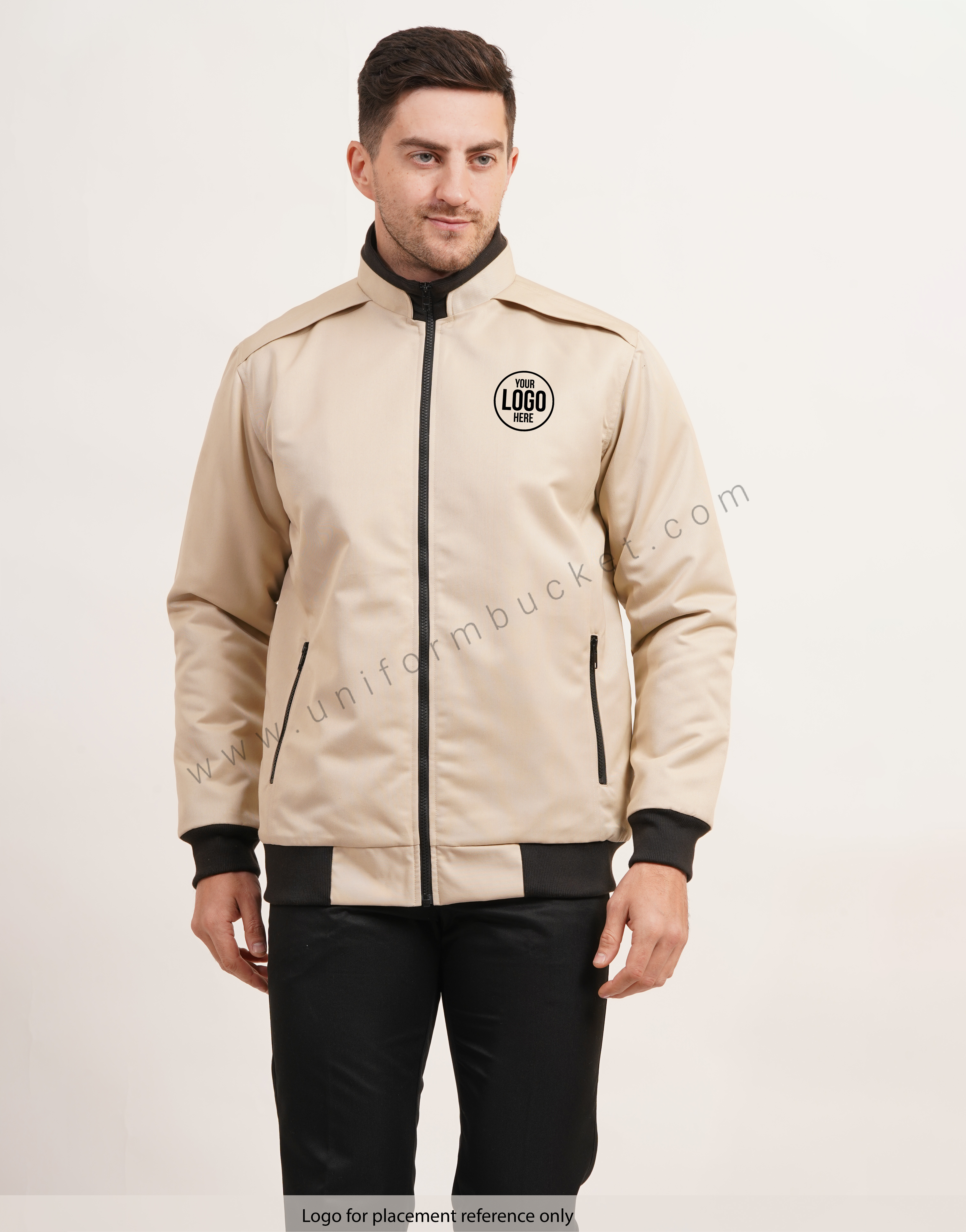 double collar with shoulder plate designer jacket
