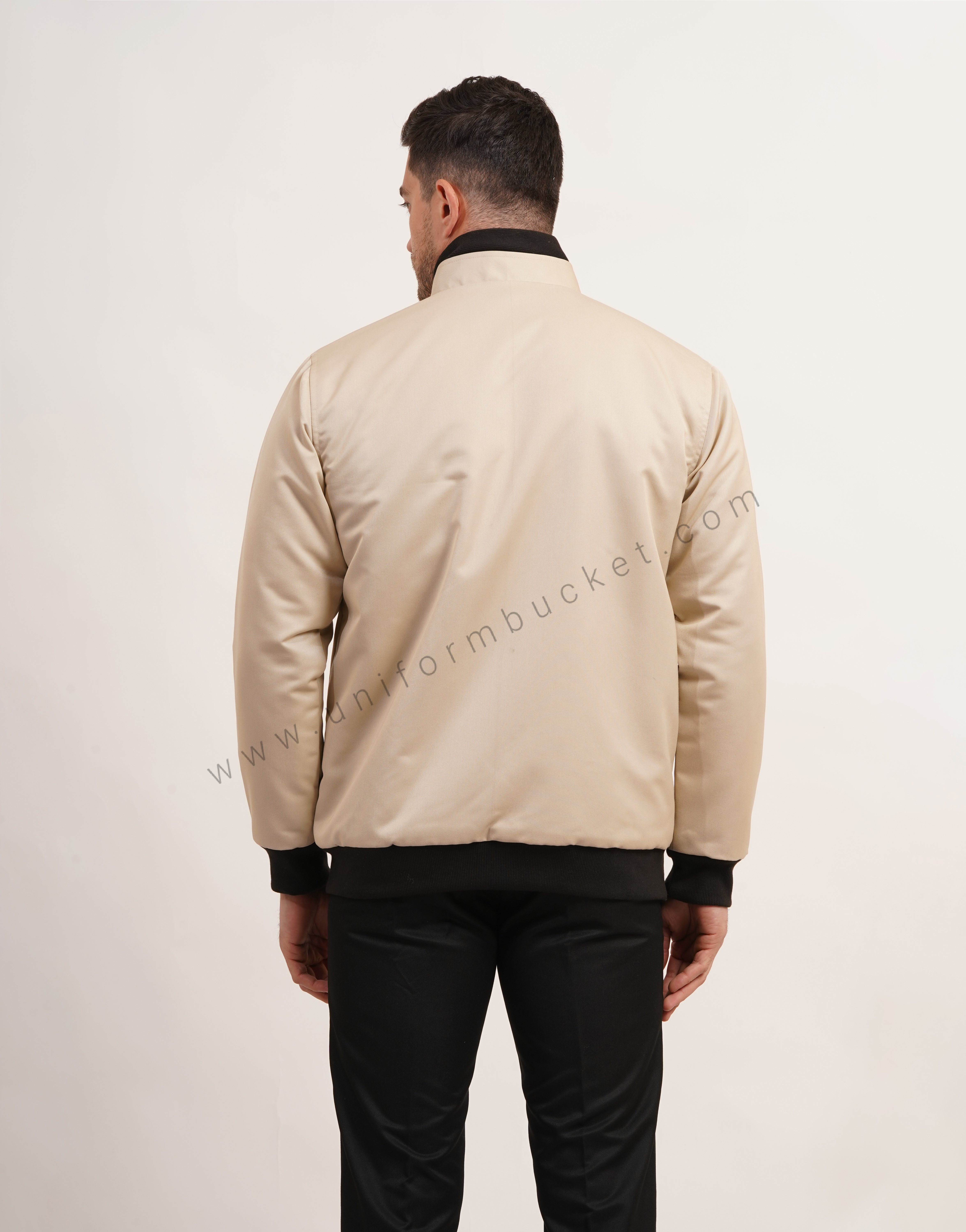 double collar with shoulder plate designer jacket