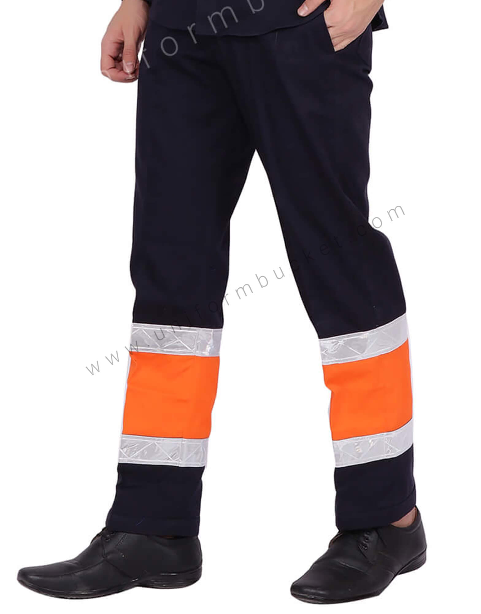 Yellow  Navy Hi Vis Combat Trousers  Brook Hivis  Low Price