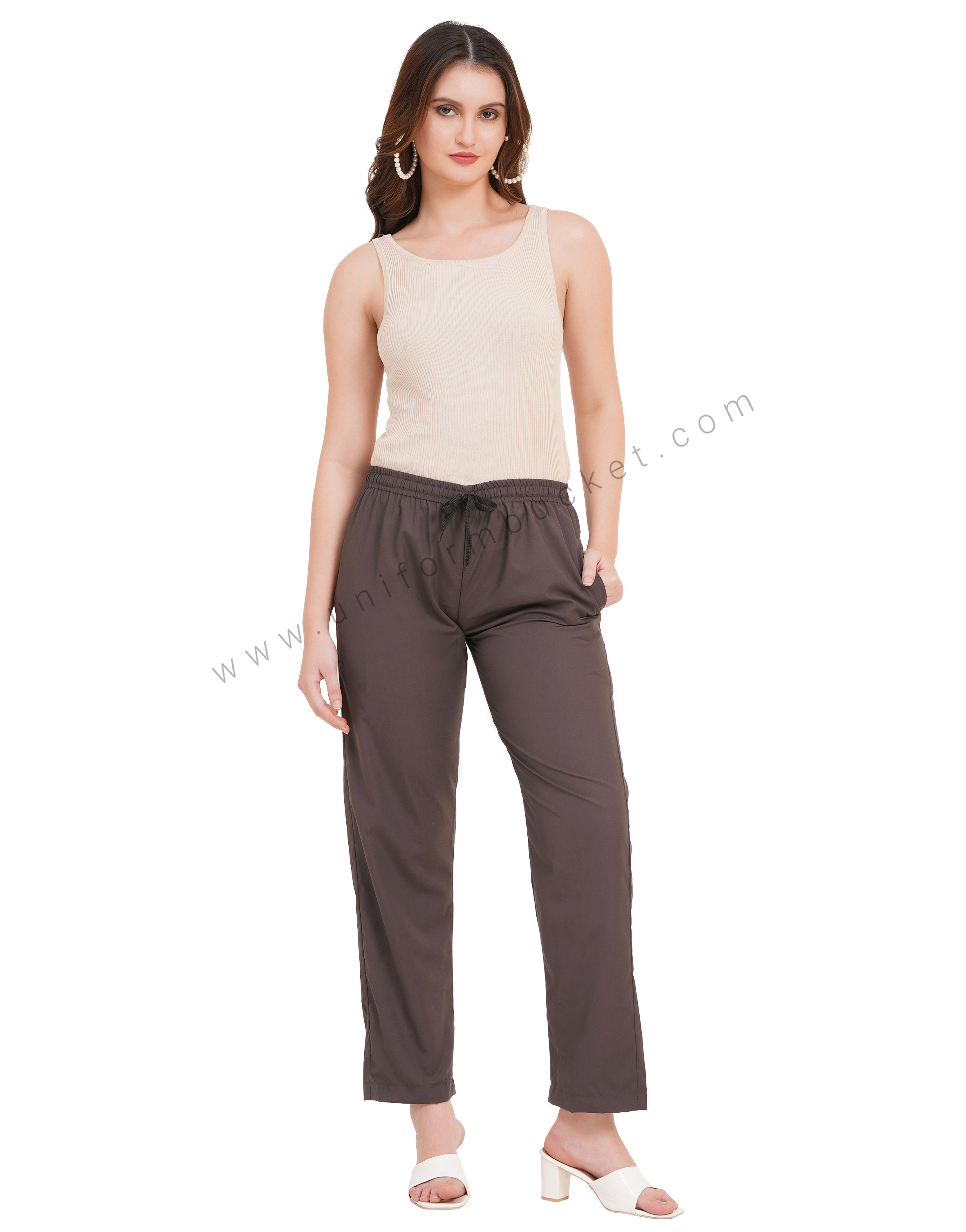 Full Elastic  Pajama Vampire grey for female