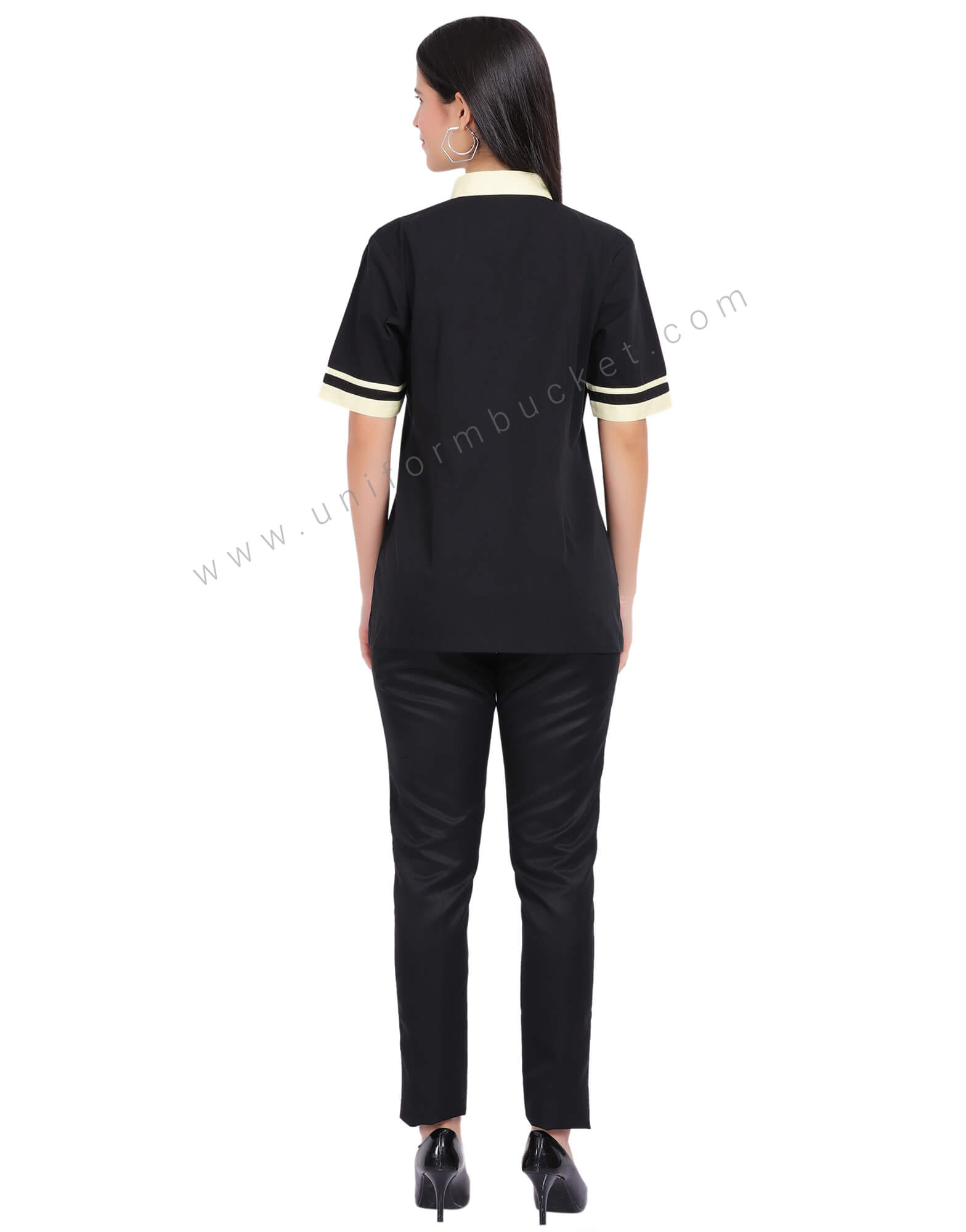 FEMALE SHIRT WITH PISTA TRIM