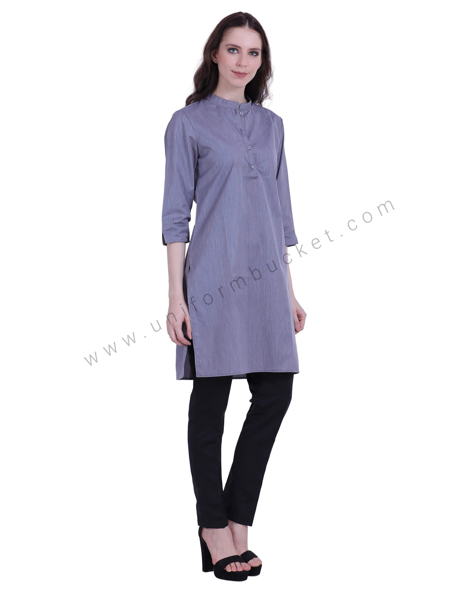 Fil A Fil Grey Fomal Kurti