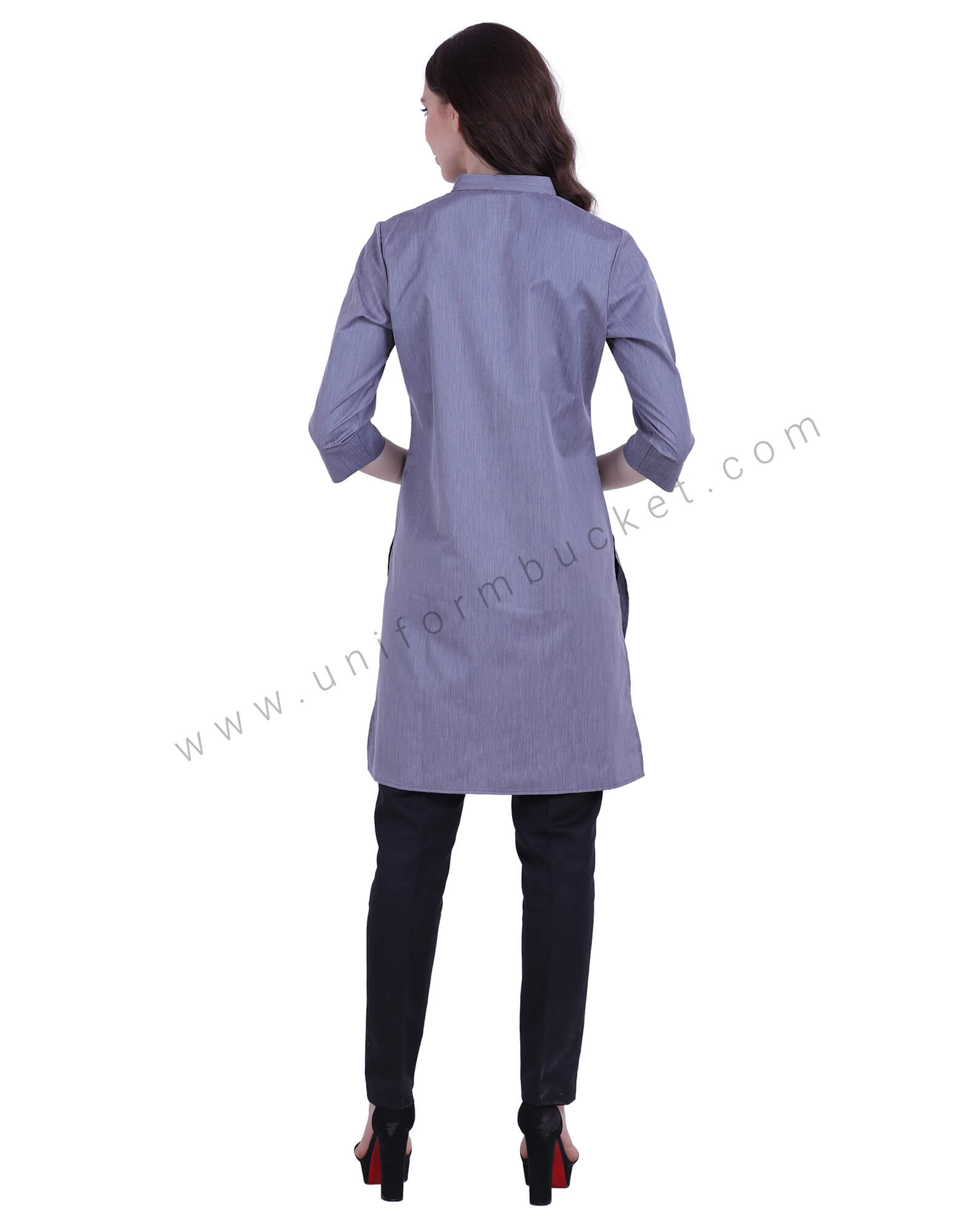Fil A Fil Grey Fomal Kurti