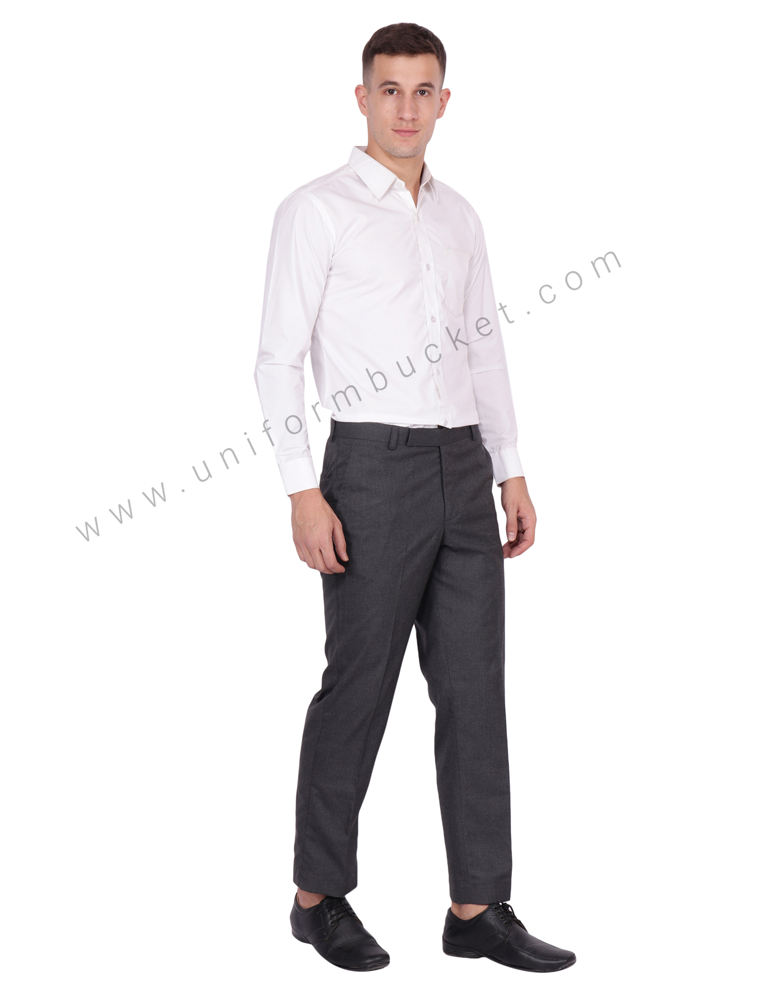 Formal Worsted Grey Trouser