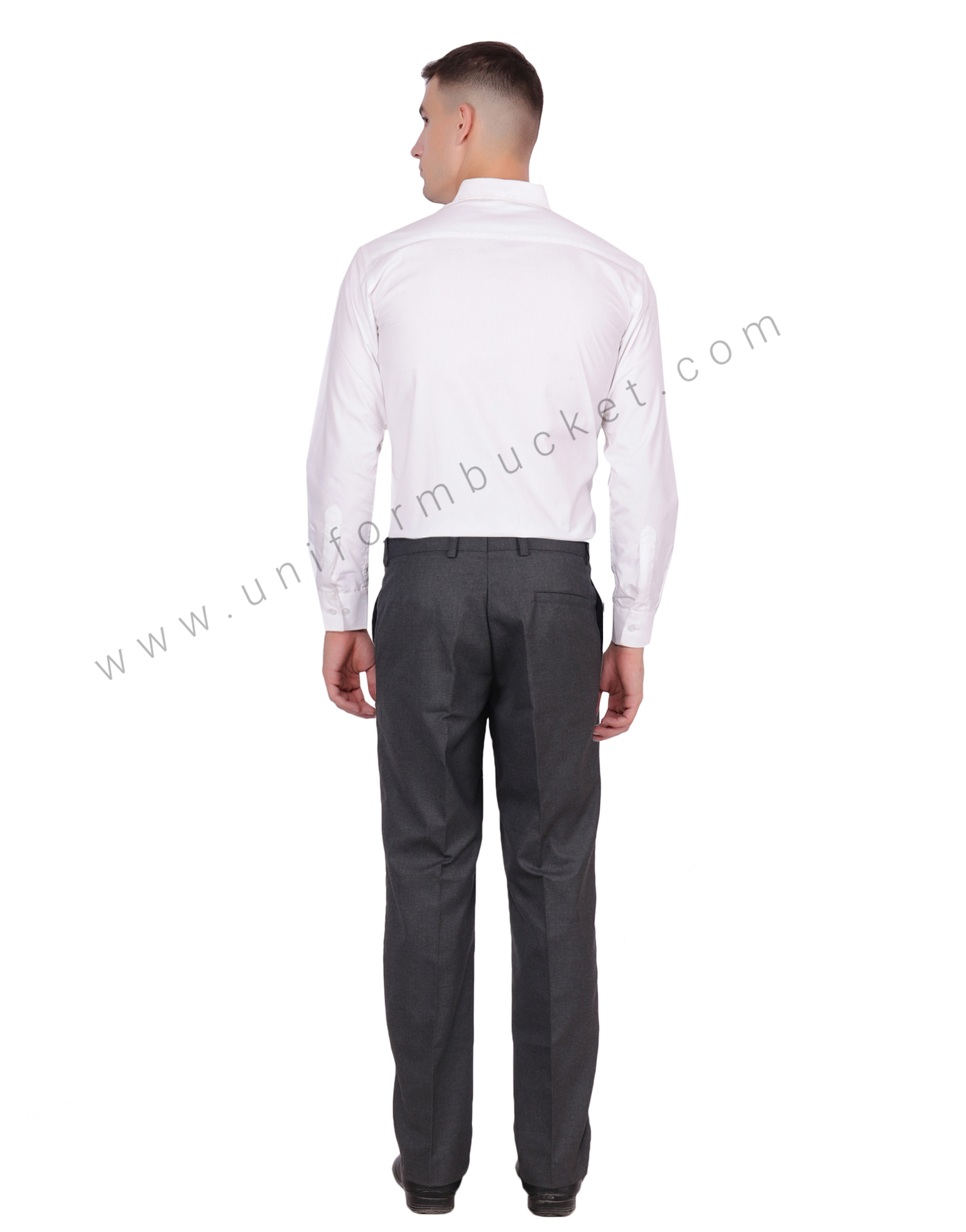 Formal Worsted Grey Trouser