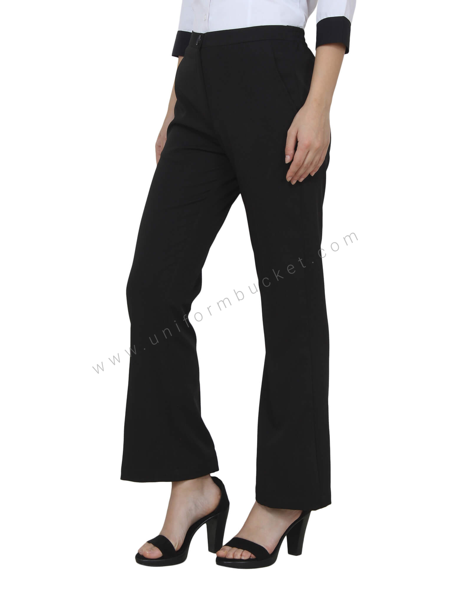 BISUAL Women's Black Bell Bottom Jeans for Women India | Ubuy