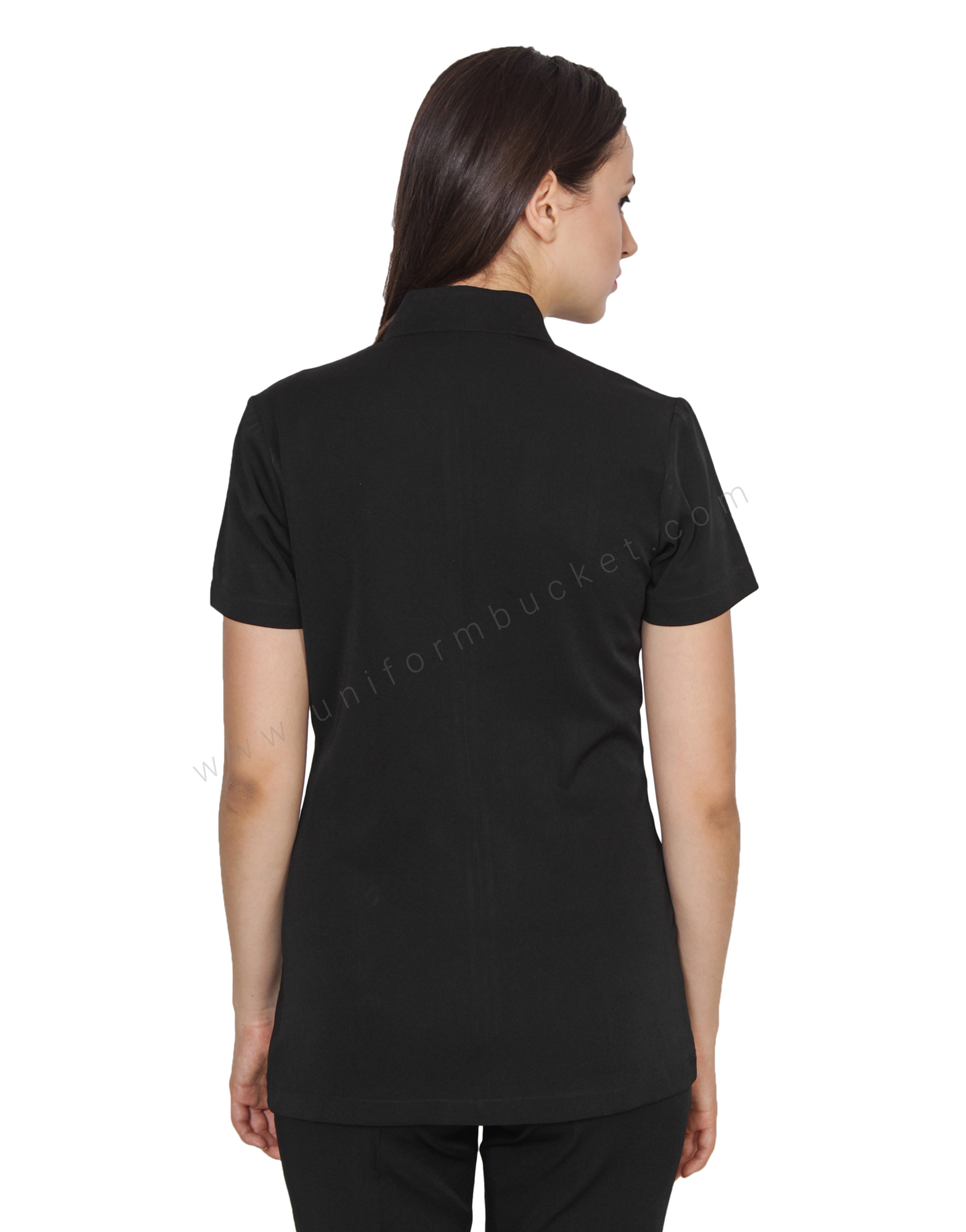 Black Tunic With 3 Button Opening