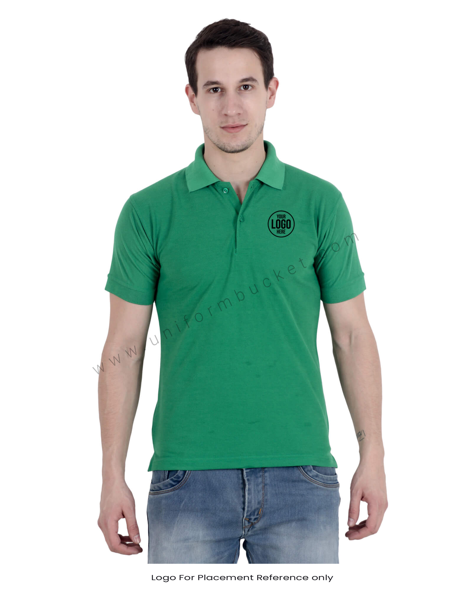 Green Uniform Polo T- Shirt