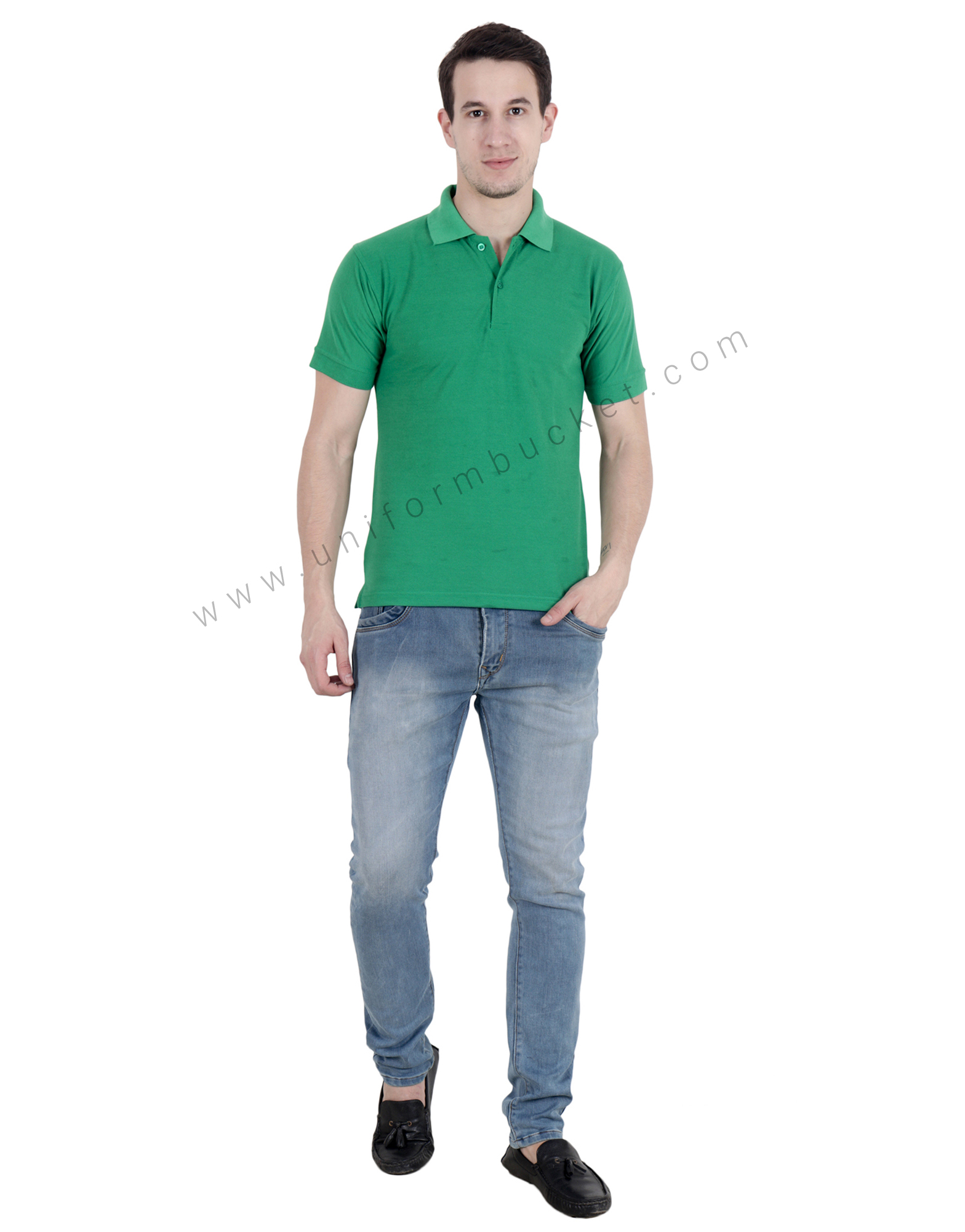 Green Uniform Polo T- Shirt