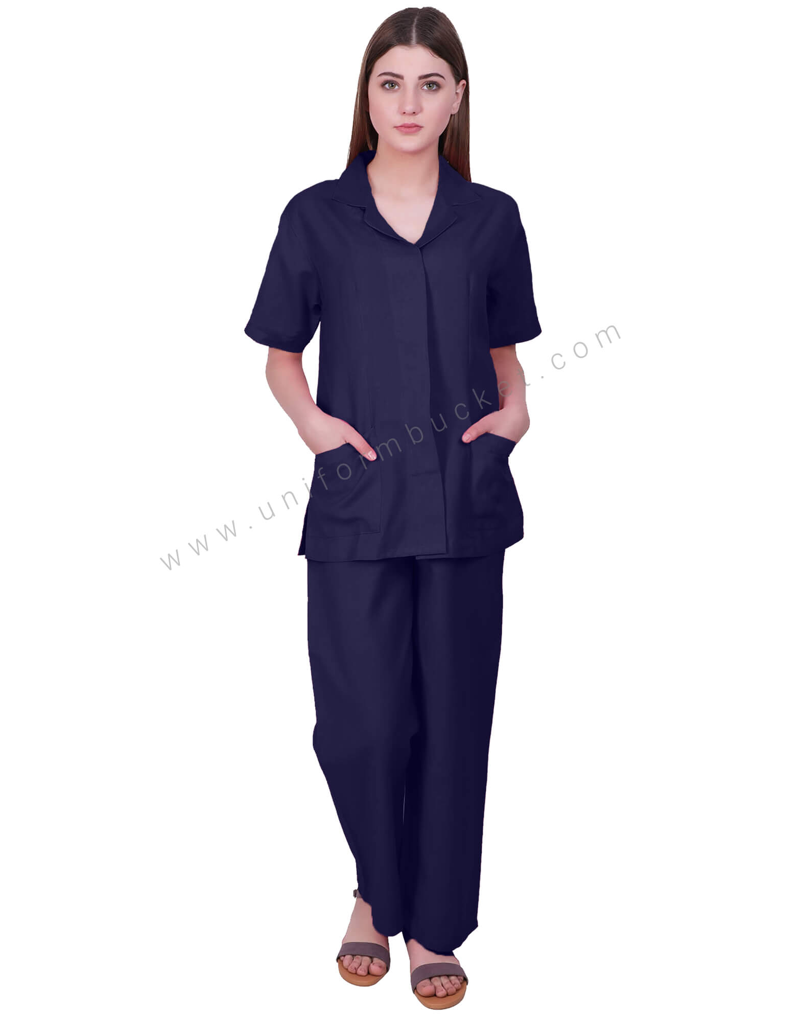 Loose Indigo Lower For Nurse
