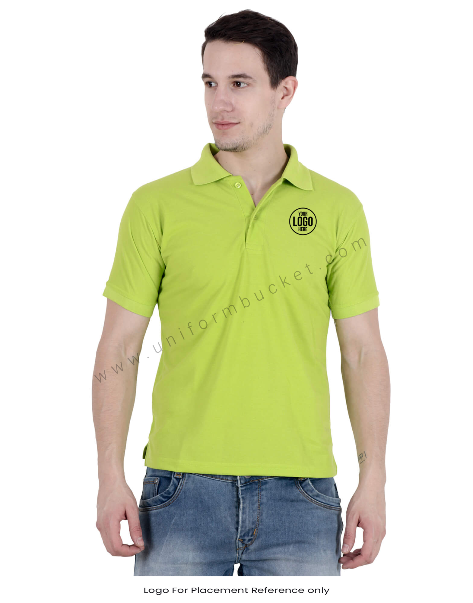 Lyril Green Uniform Polo T- Shirt