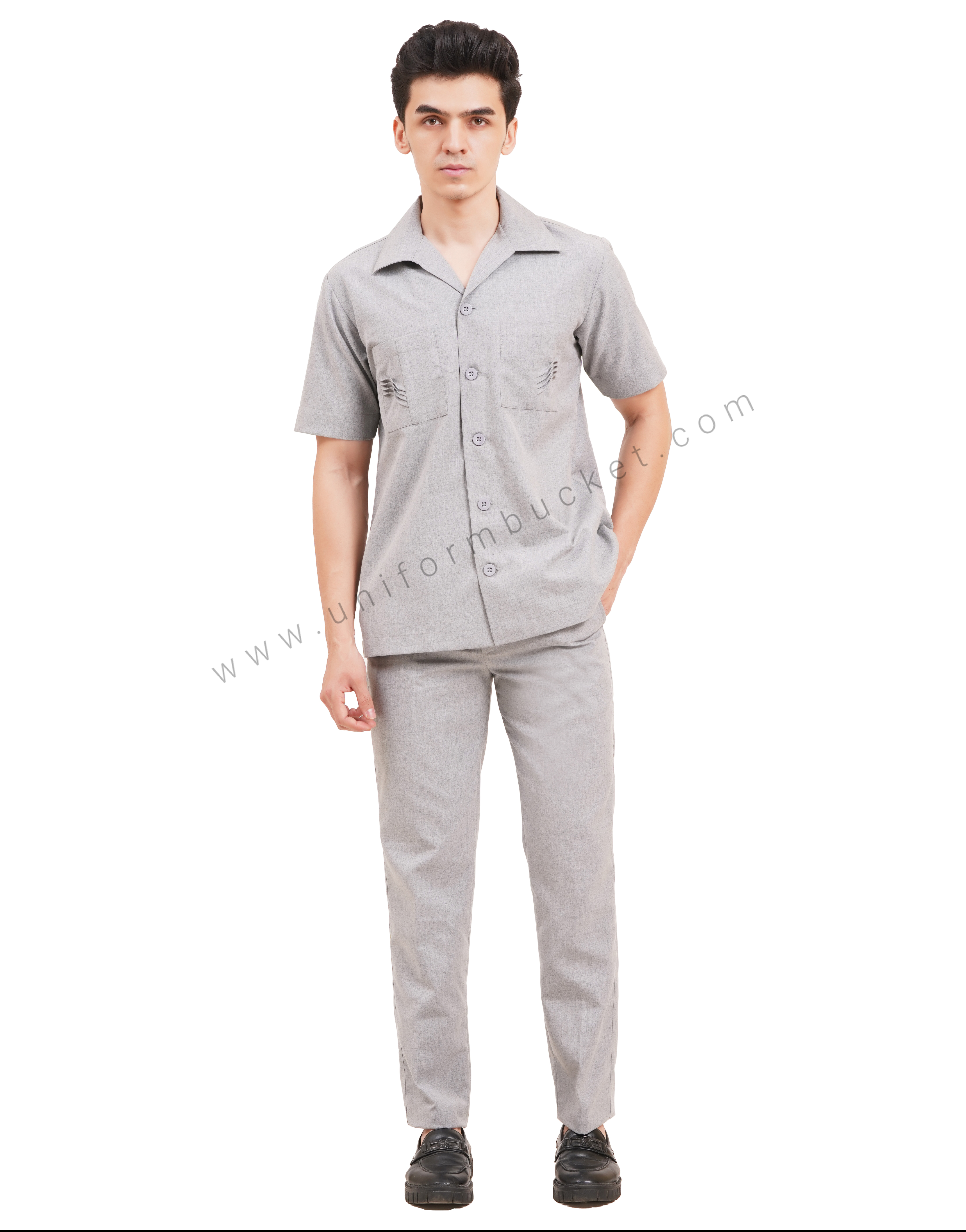 male light grey  safari formal trouser