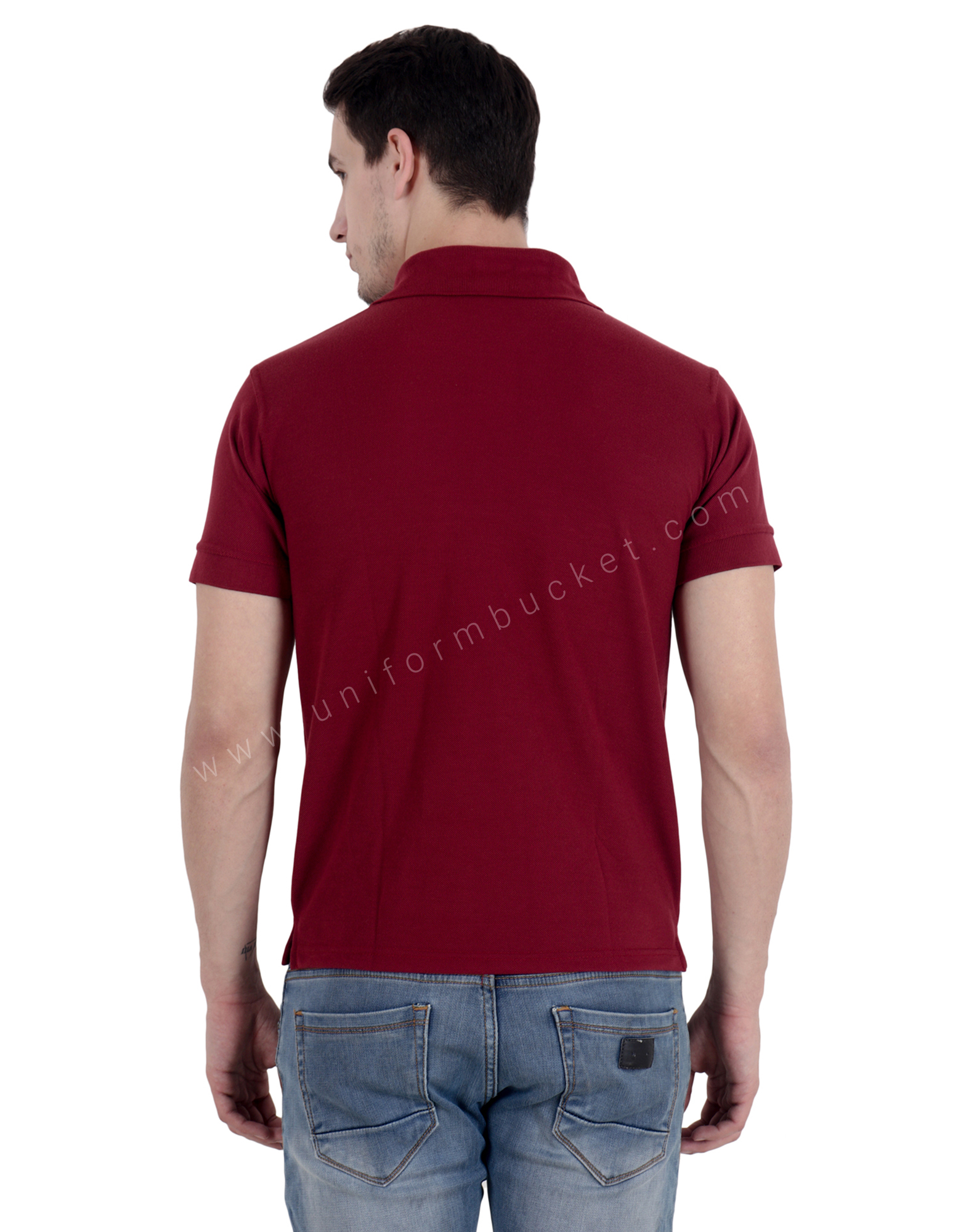 Maroon Uniform Polo T- Shirt