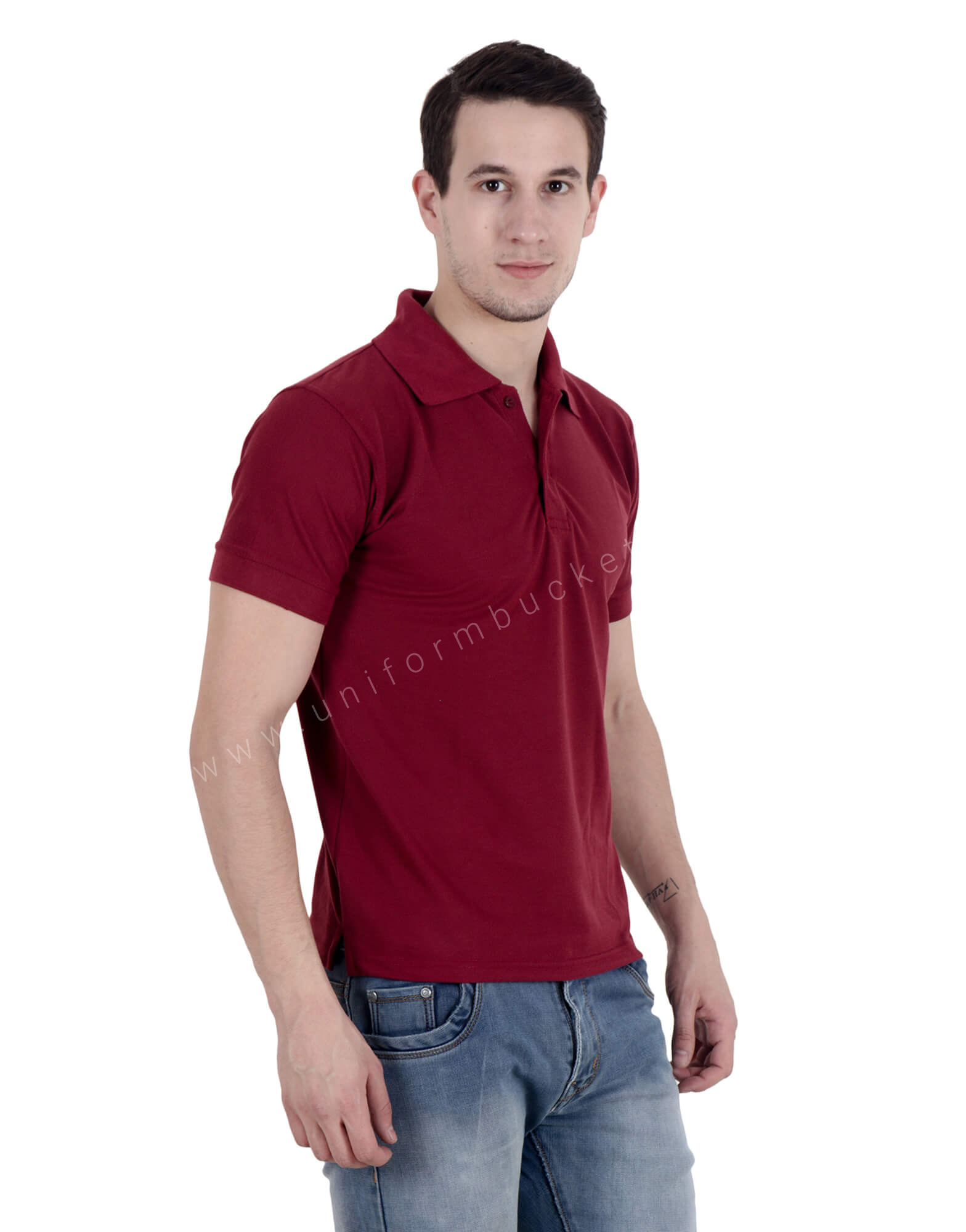 Maroon Uniform Polo T- Shirt