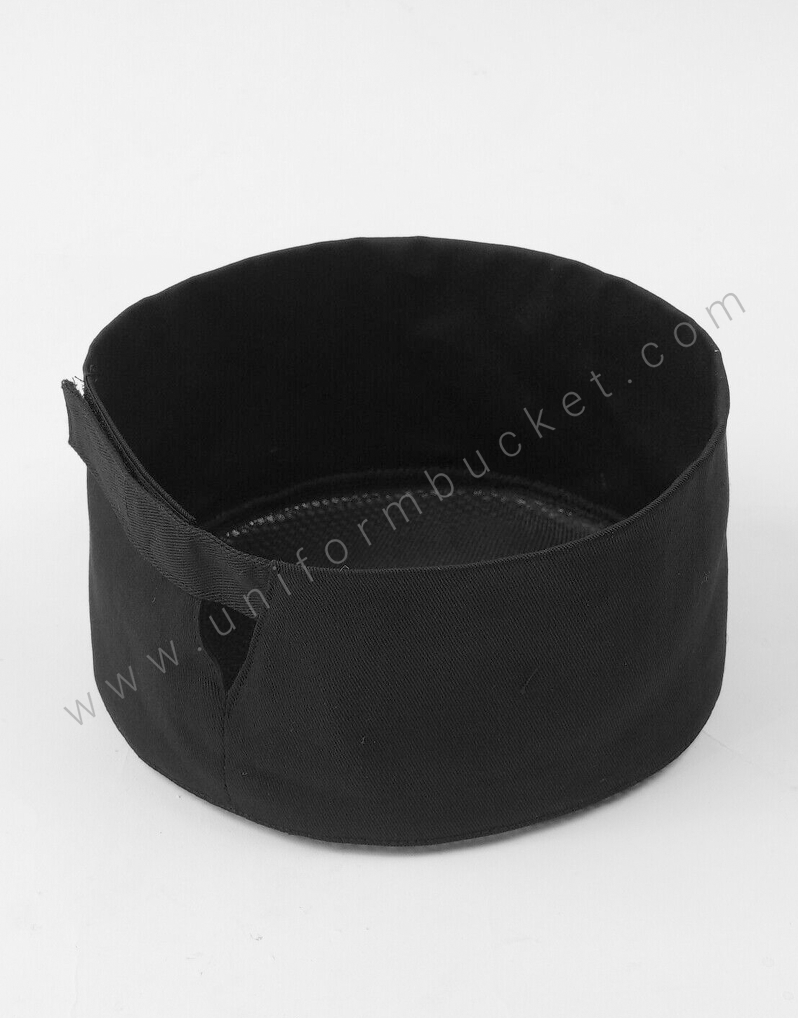 Black Mesh Top Skull Cap For Chef