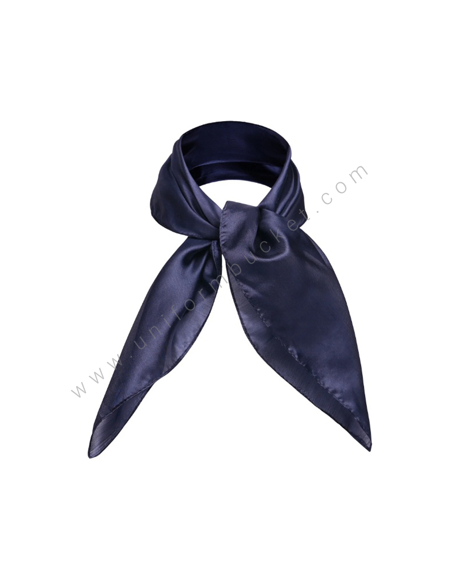 square scarf navy