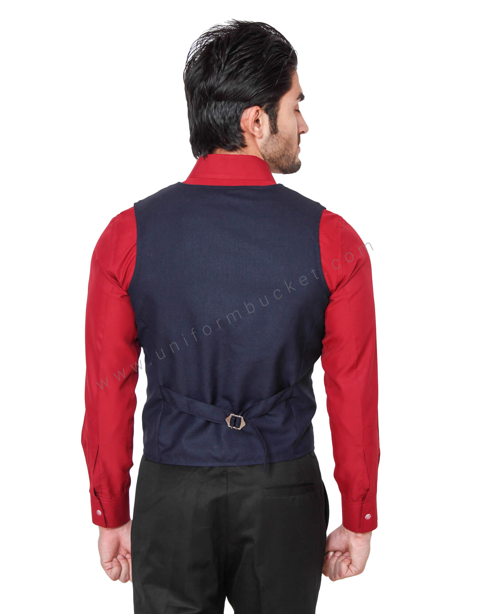 Navy Blue Vest With Adjuster at Back