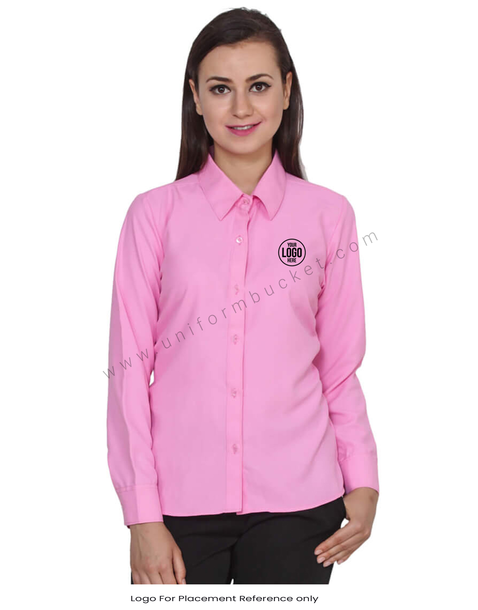 Button Down Pink Formal Shirt