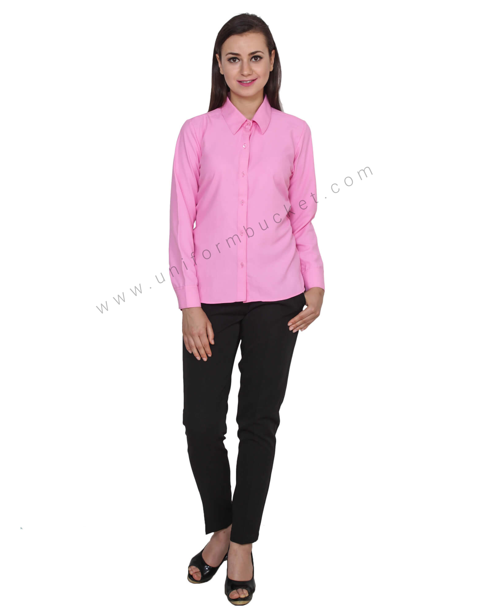 Button Down Pink Formal Shirt