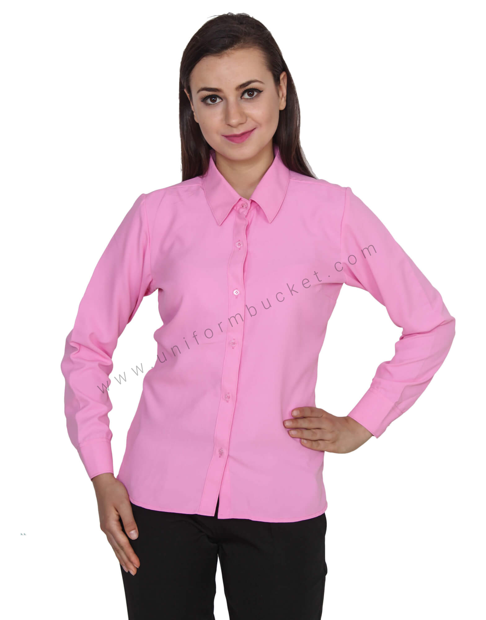 Button Down Pink Formal Shirt