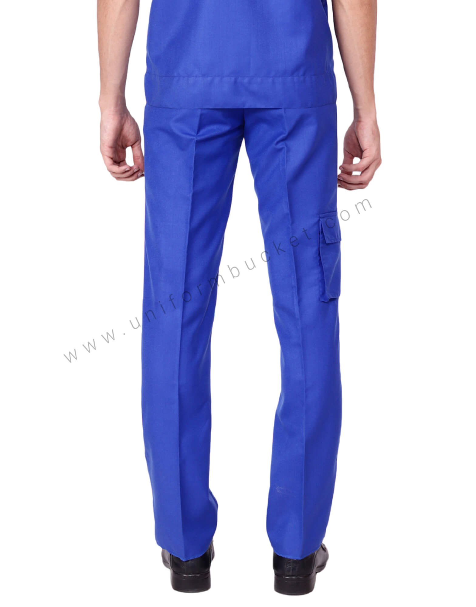 Plain Blue Trouser With One Side Pocket