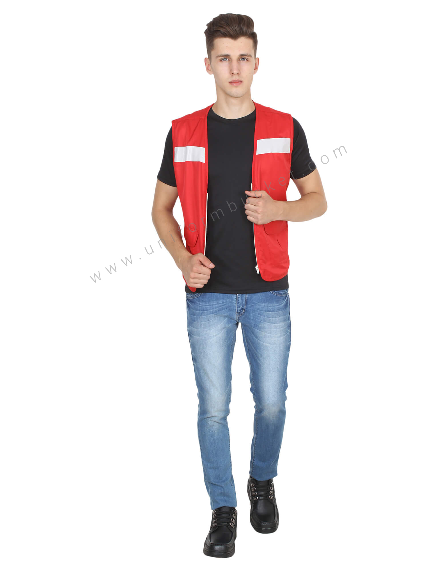 Red High Visibility Vest