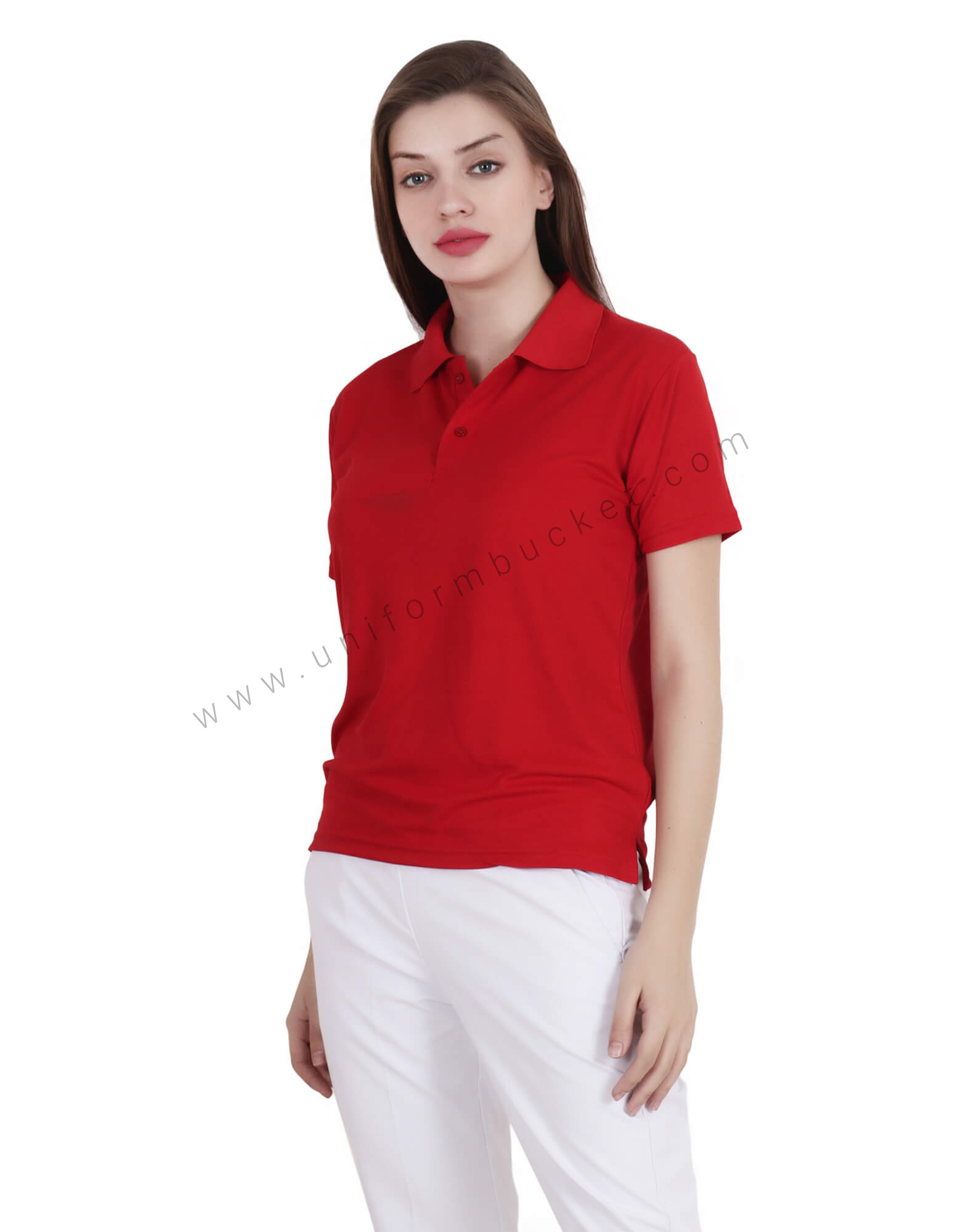 Red Uniform Polo T- Shirt