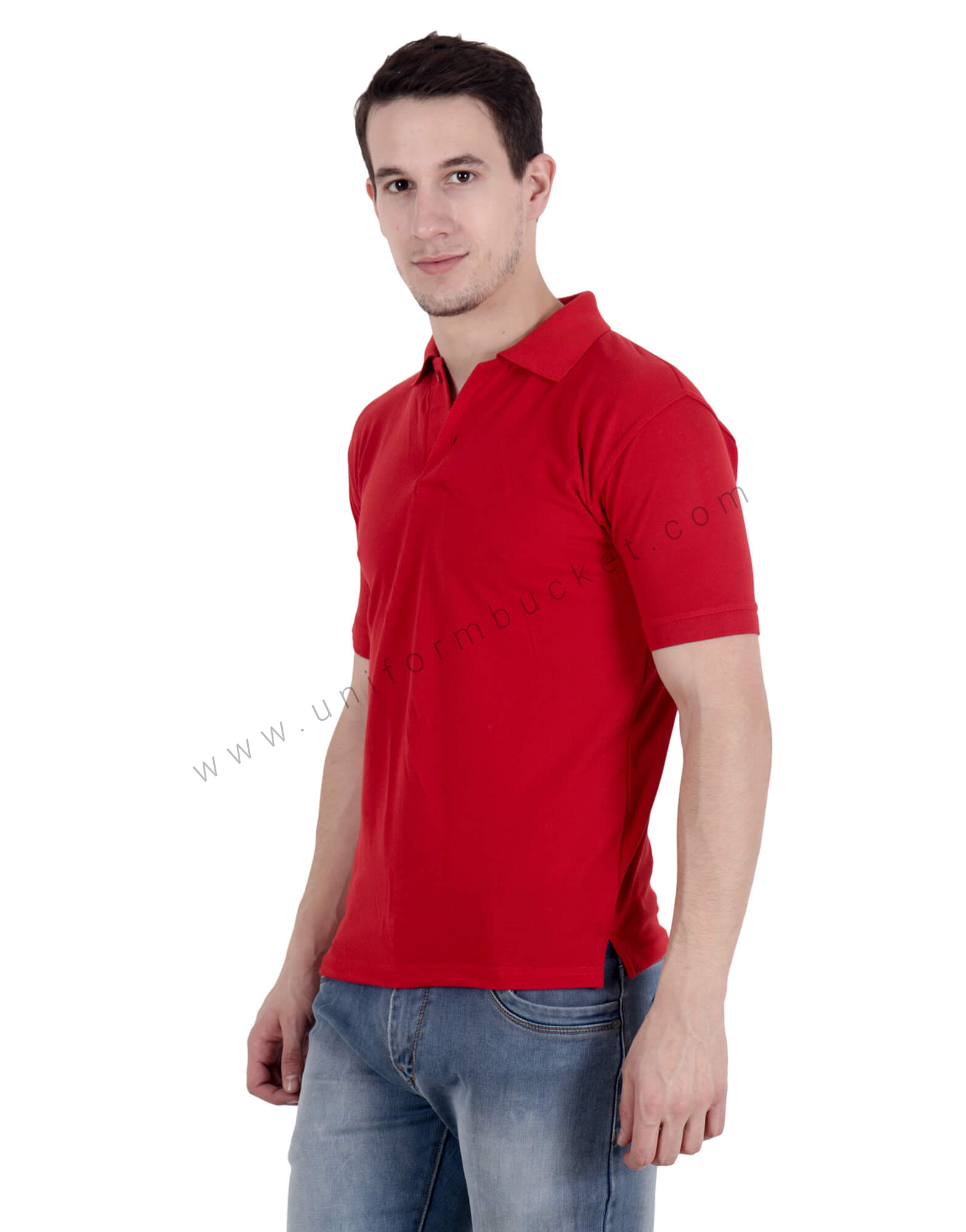 Red Uniform Polo T- Shirt