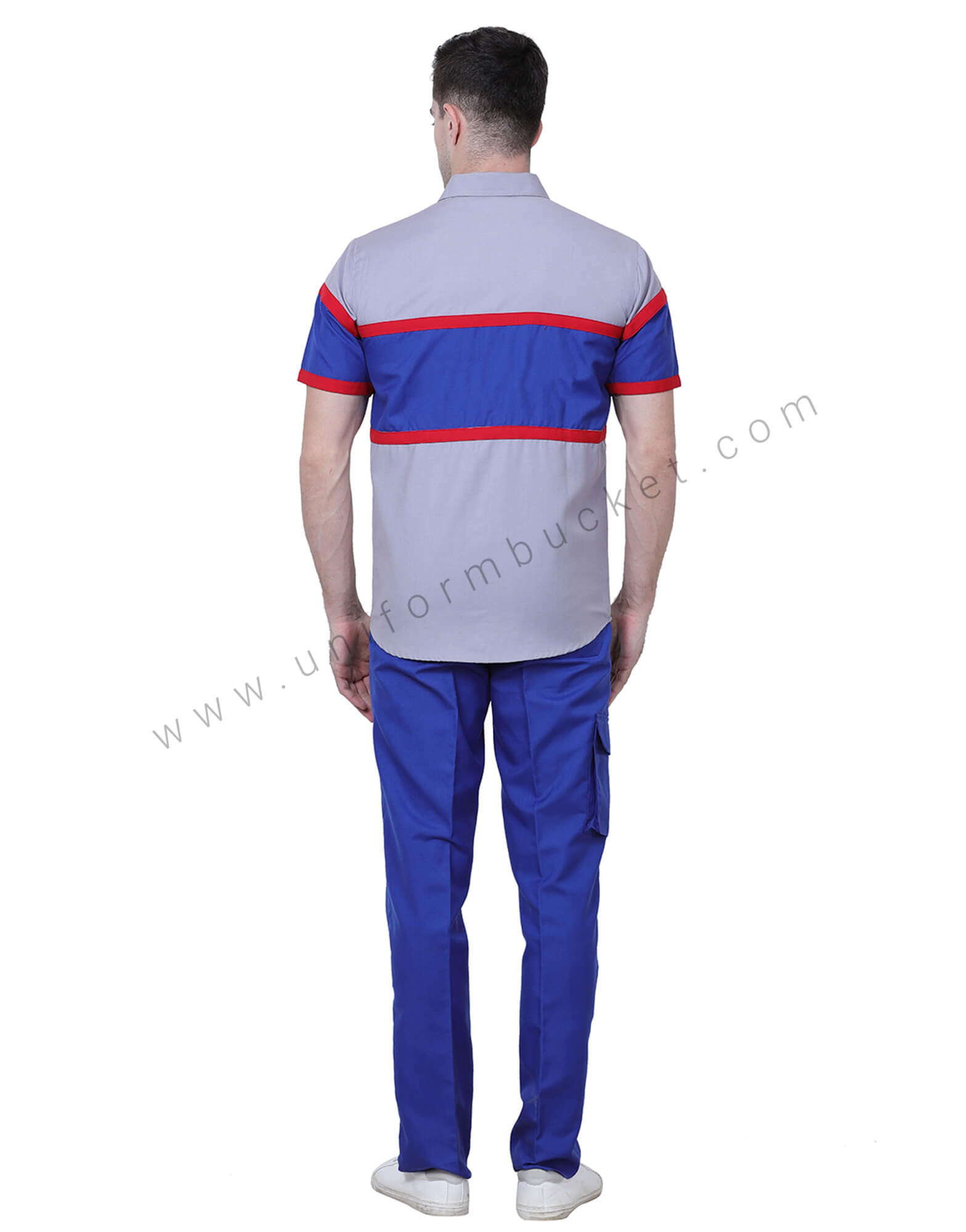 Royal Blue Trousers With Functional Pockets