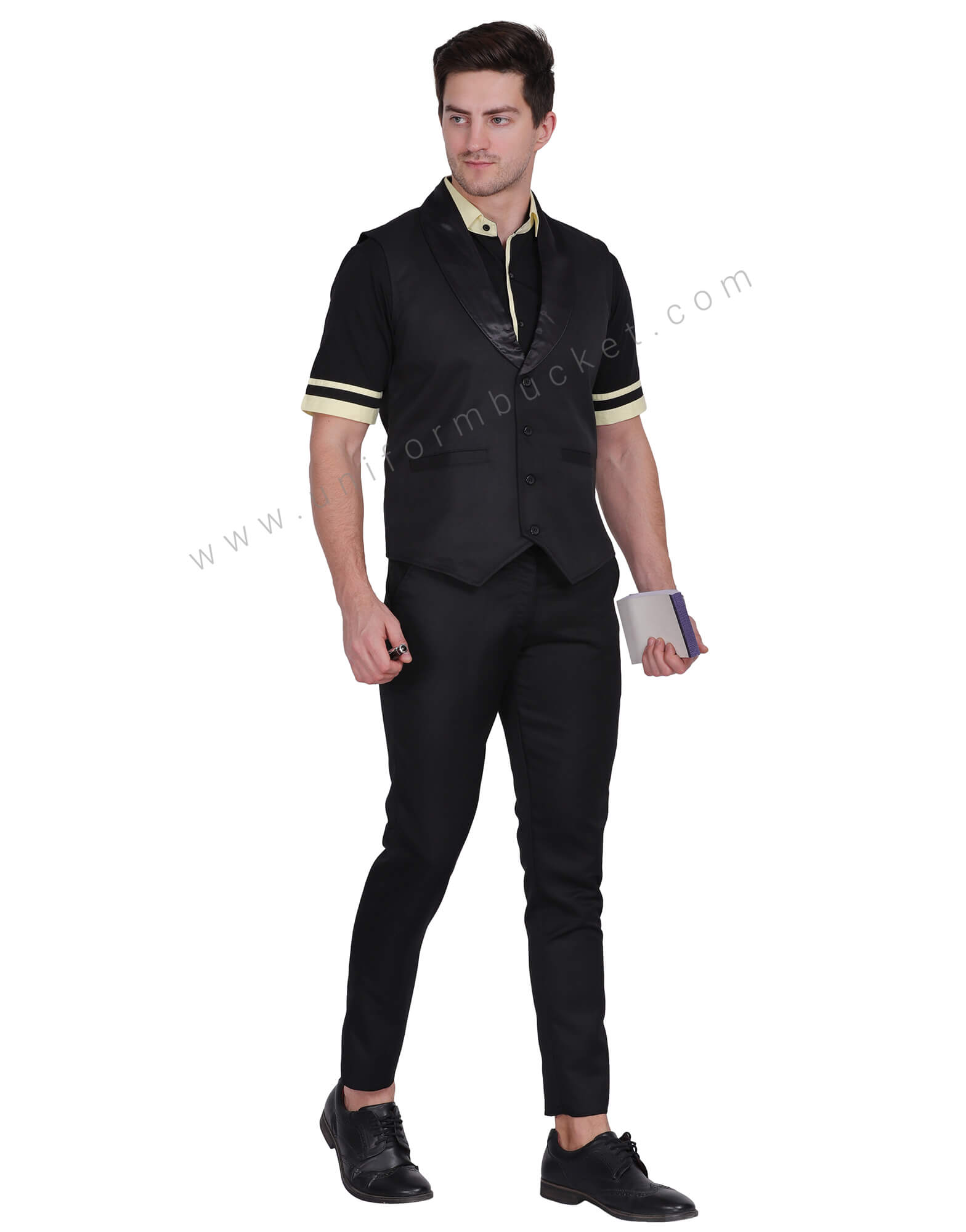 Shawl Collar men Vest Coat