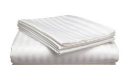 Single Bed White Bed Sheet With One Pillow Cover