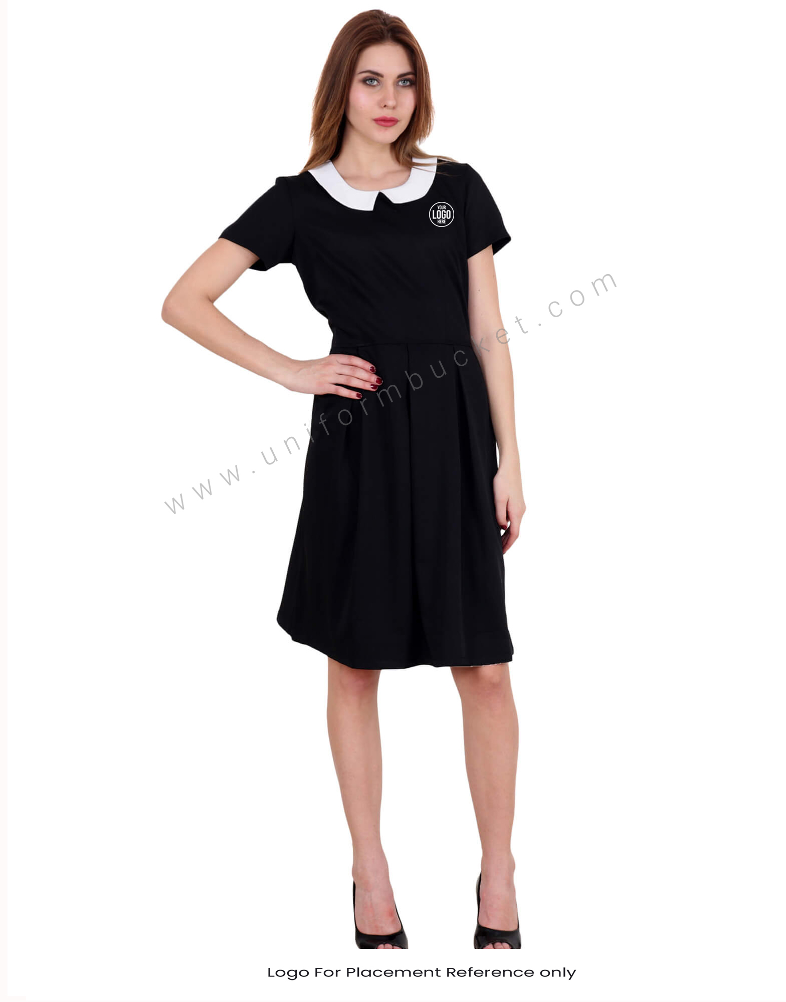 Polo Dress With Peter Pan Collar