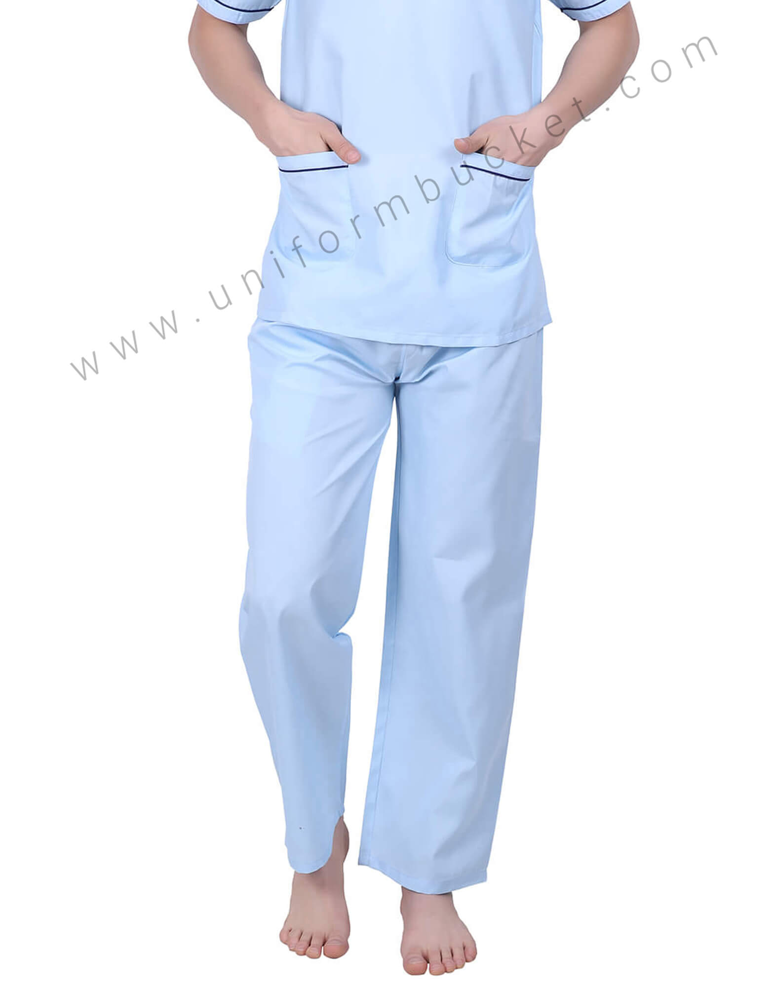 Sky Blue Loose Bottoms