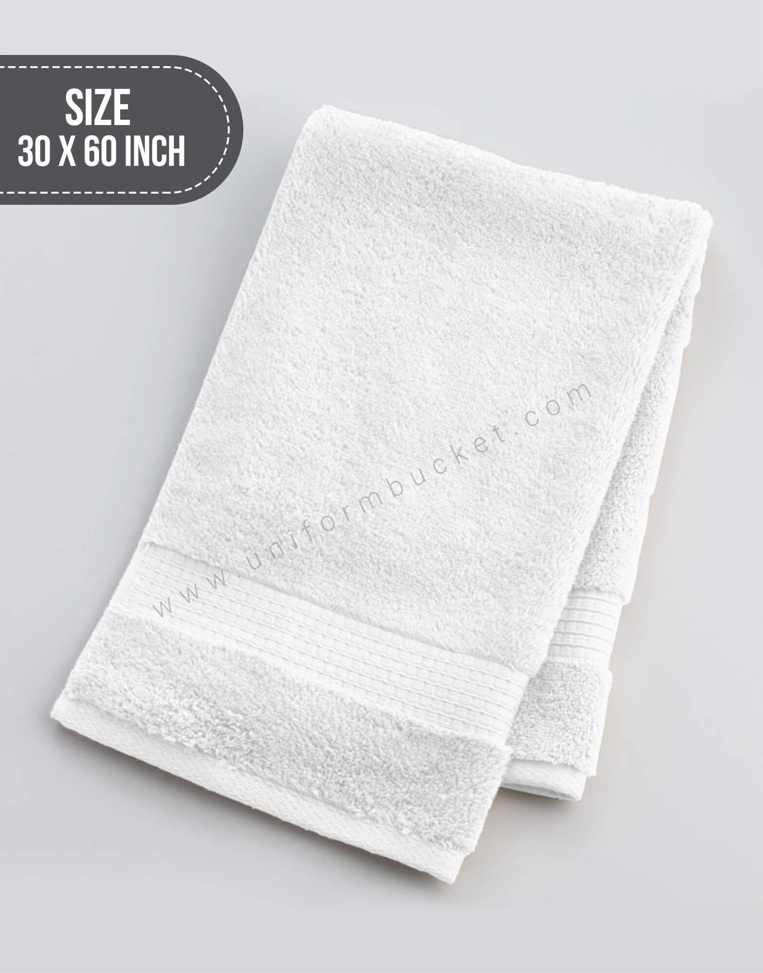 White Towel 30 x 60 Inch (Approx)