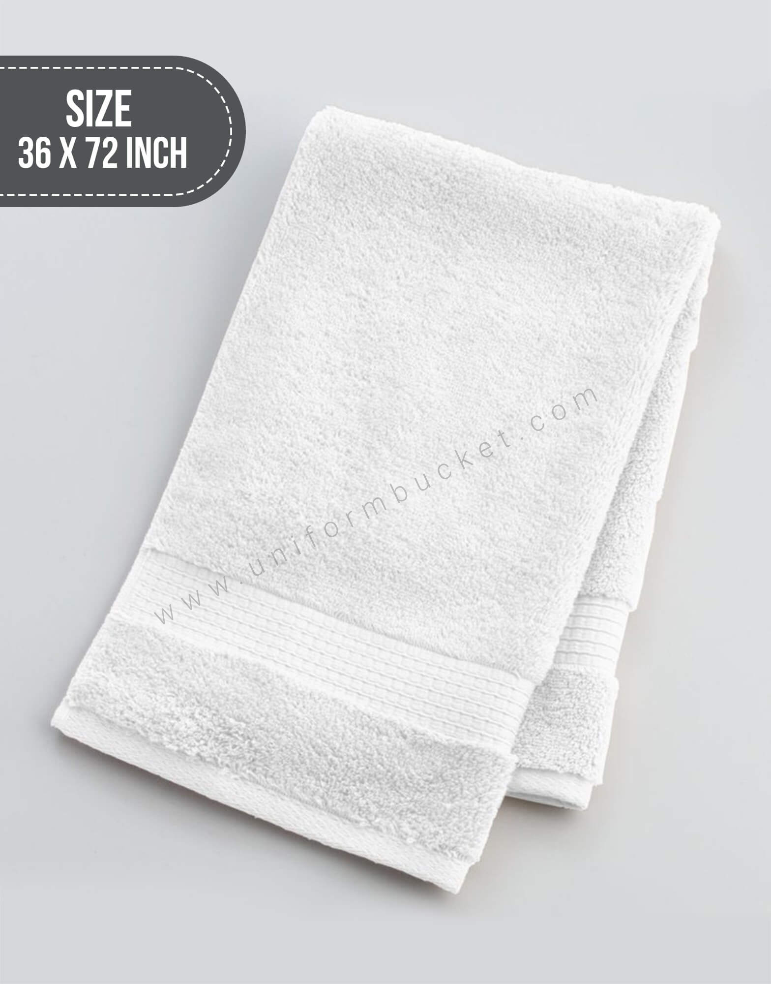 White Towel 36 X 72 Inch (Approx)